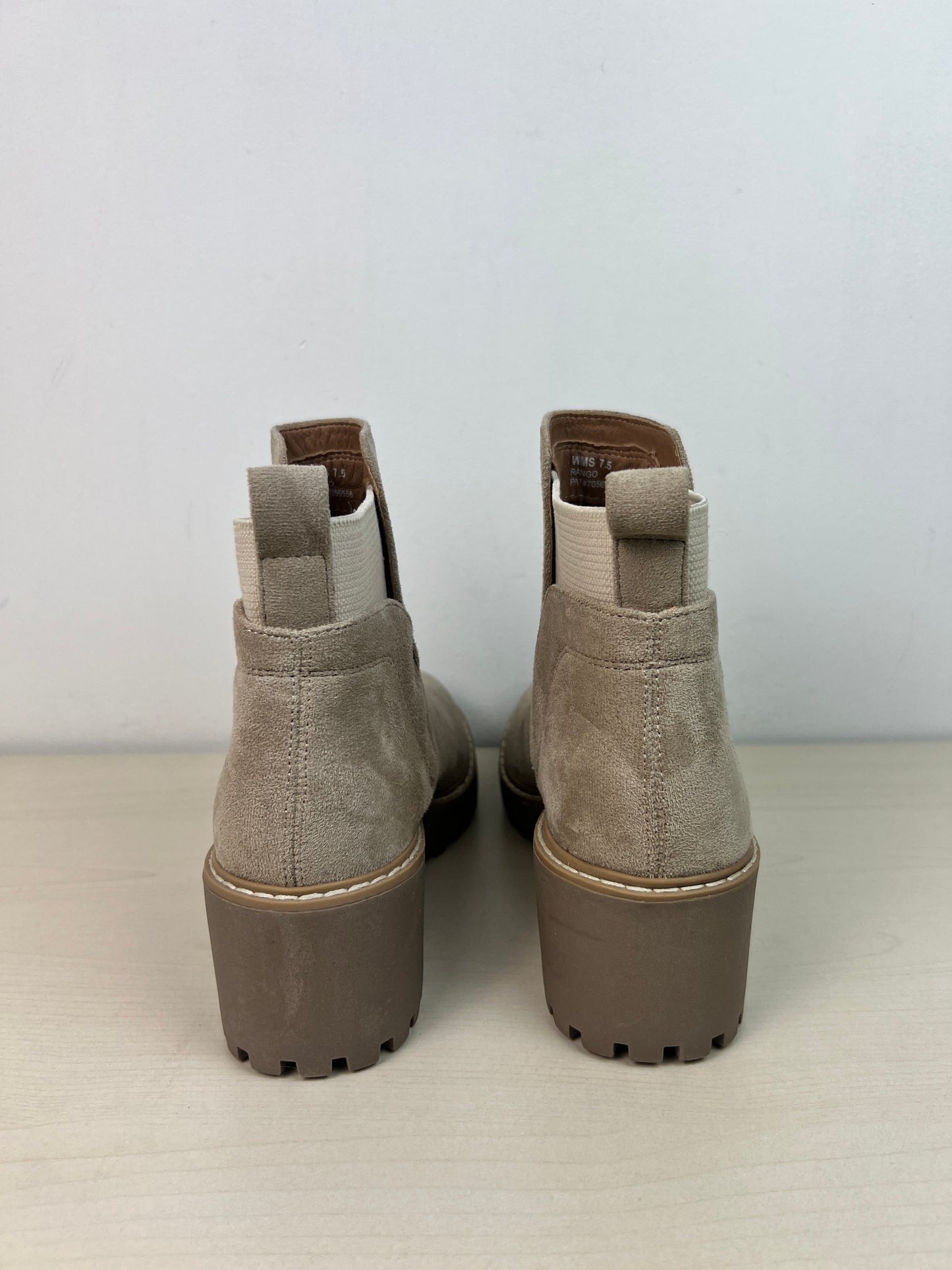 Boots Ankle Heels By Dolce Vita In Tan, Size: 7.5