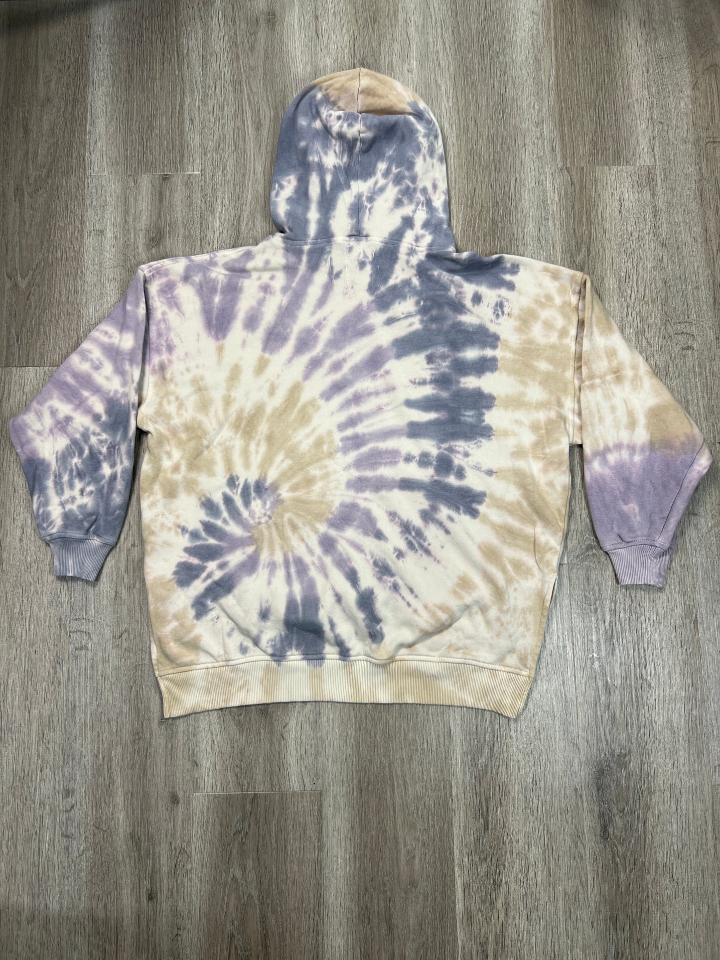 Sweatshirt Hoodie By American Eagle In Tie Dye Print, Size: S