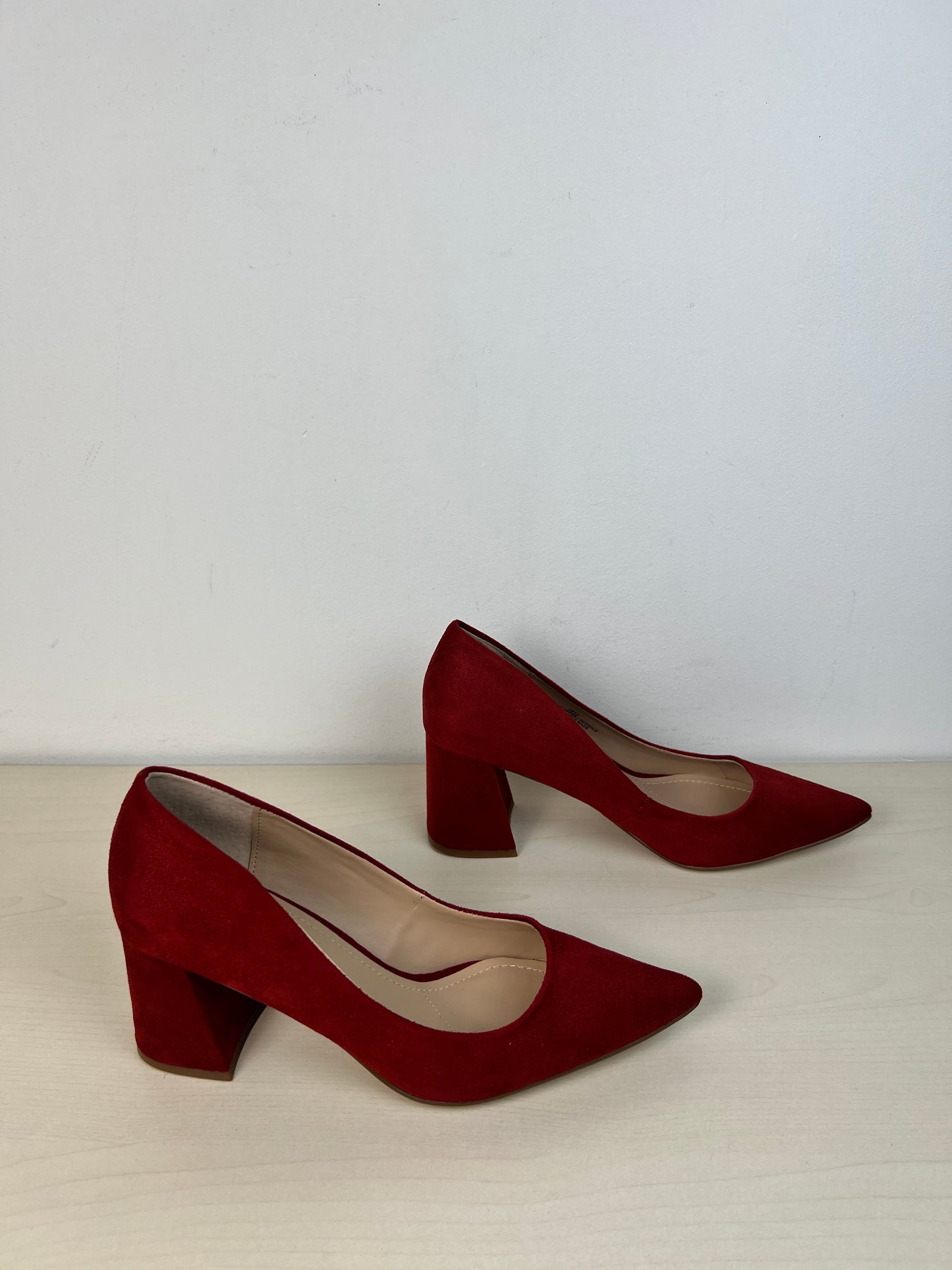 Shoes Heels Block By Charles By Charles David In Red, Size: 7.5