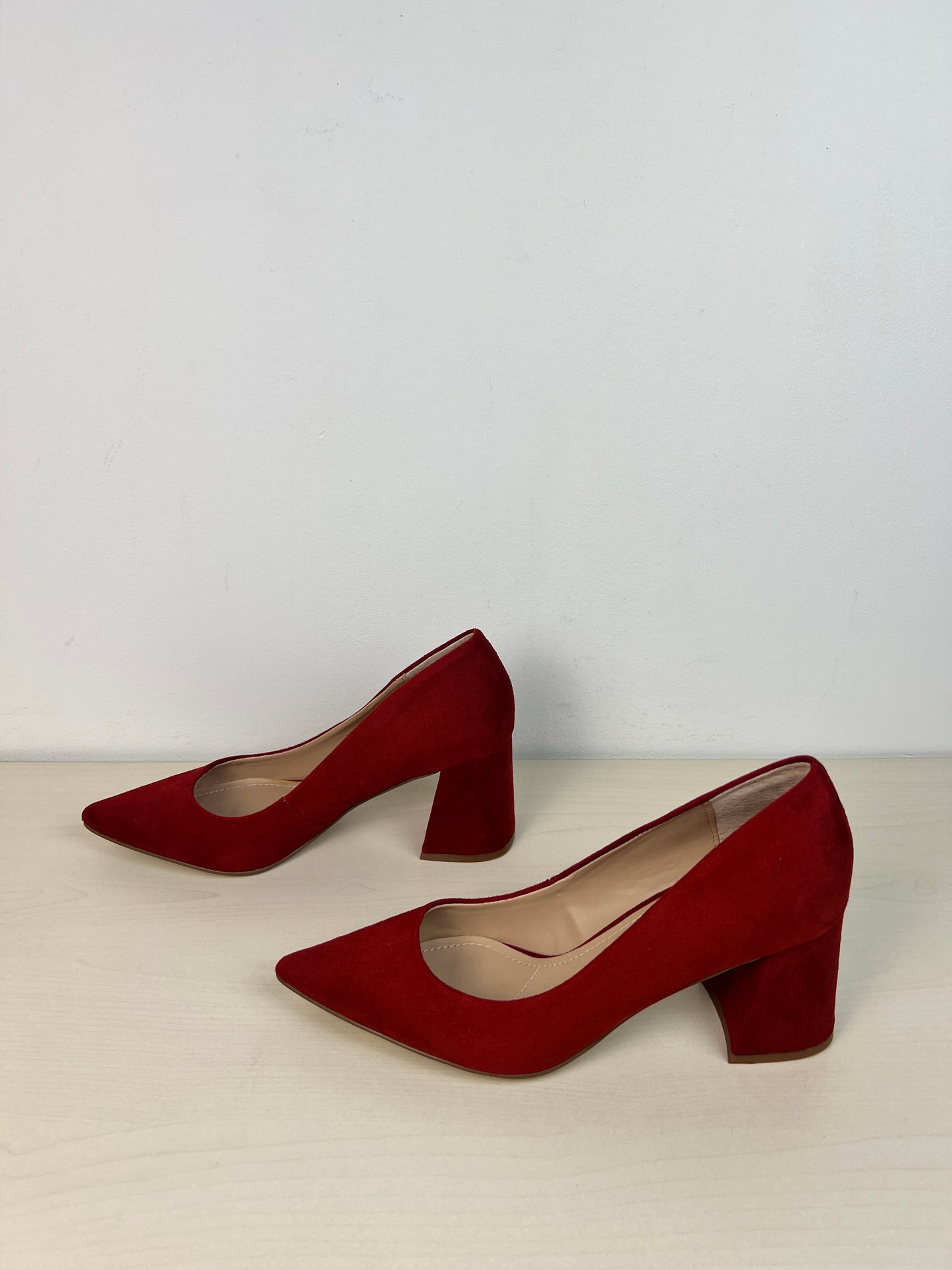 Shoes Heels Block By Charles By Charles David In Red, Size: 7.5