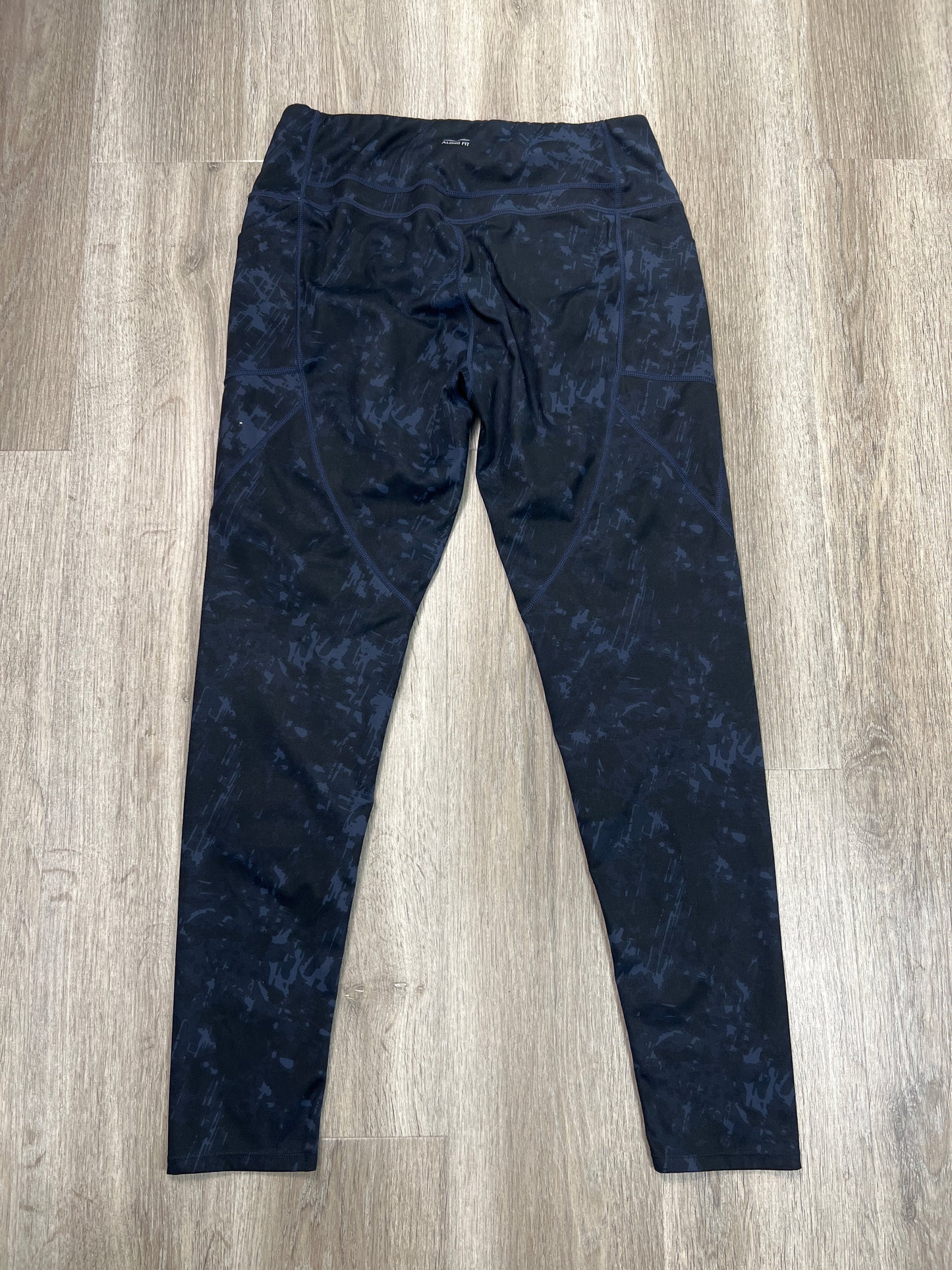 Athletic Leggings By ALONG FIT In Blue, Size: Xl