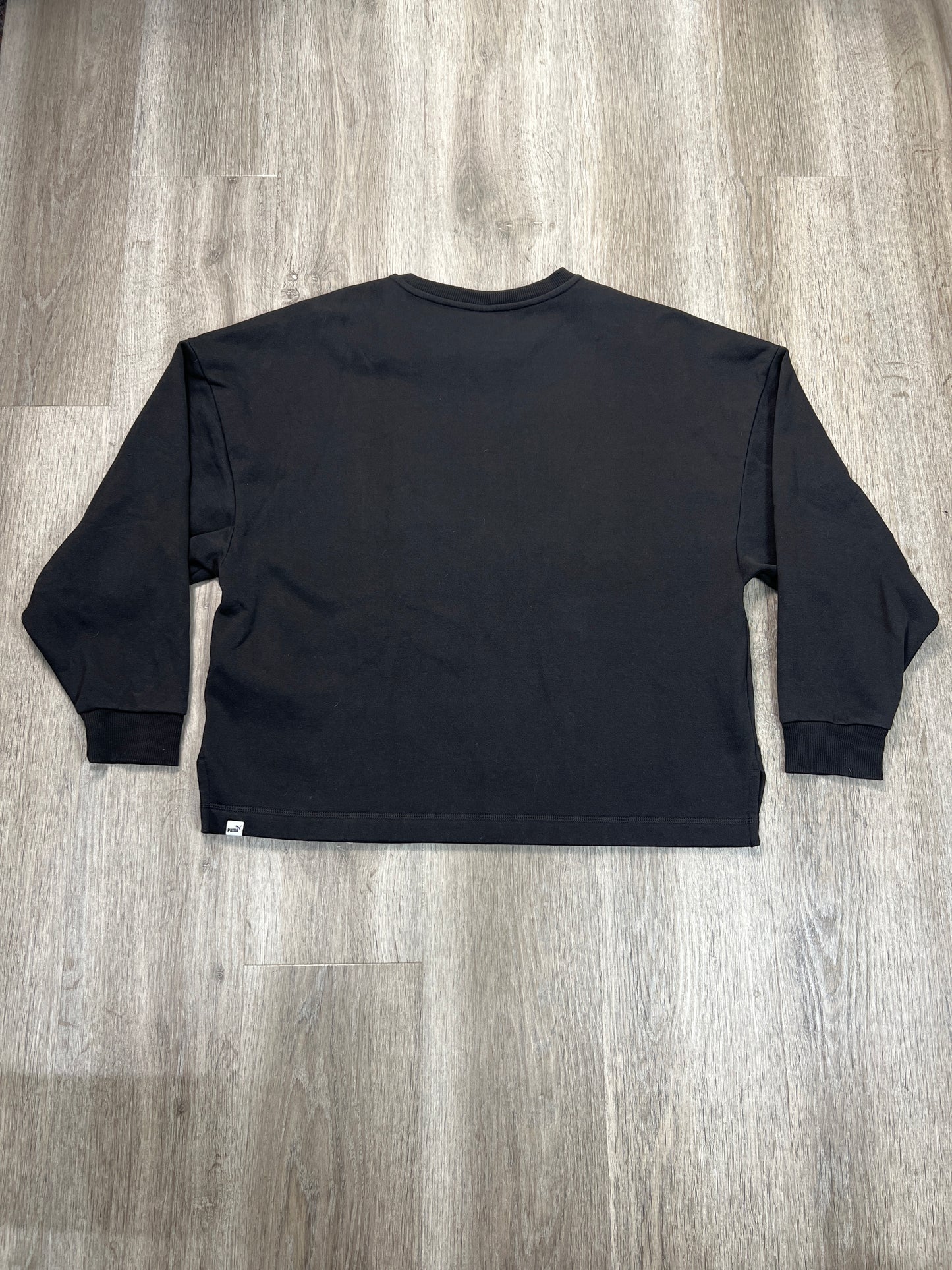 Sweatshirt Crewneck By Puma In Black, Size: Xl