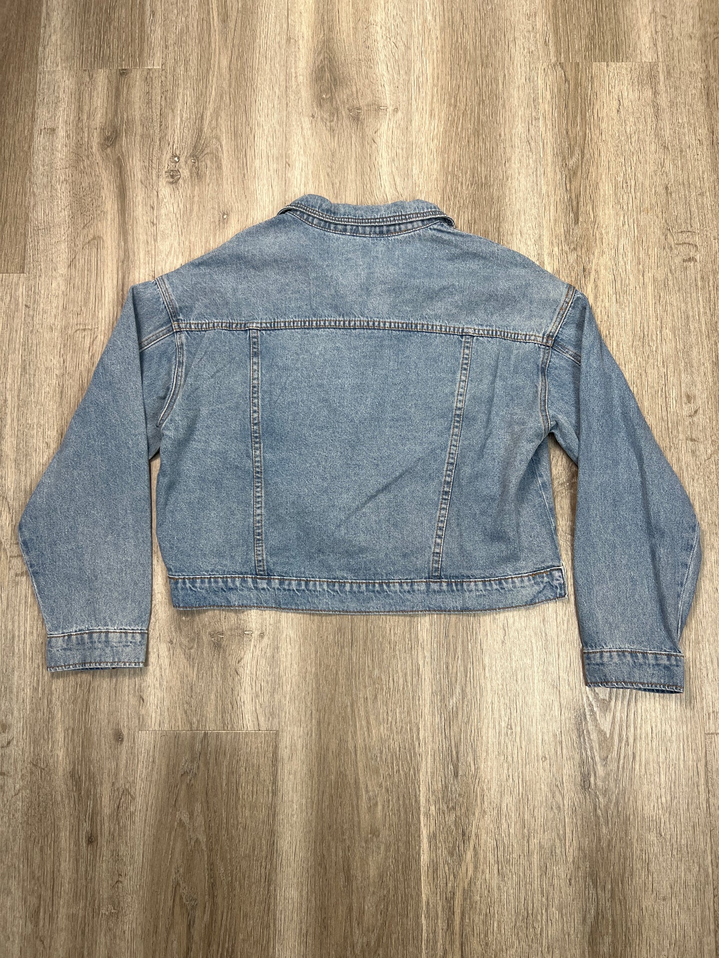 Jacket Denim By Le Lis In Blue Denim, Size: M