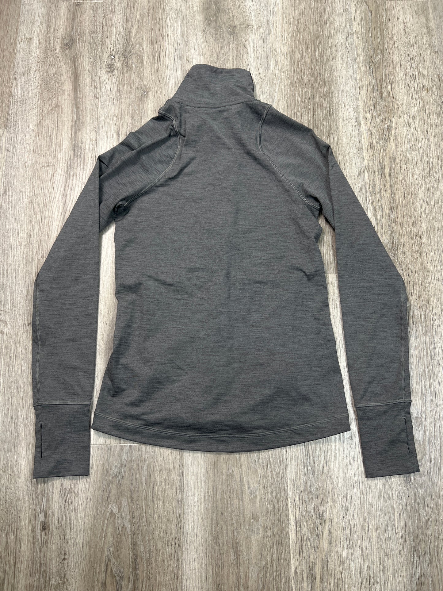 Athletic Jacket By Nike Apparel In Grey, Size: M