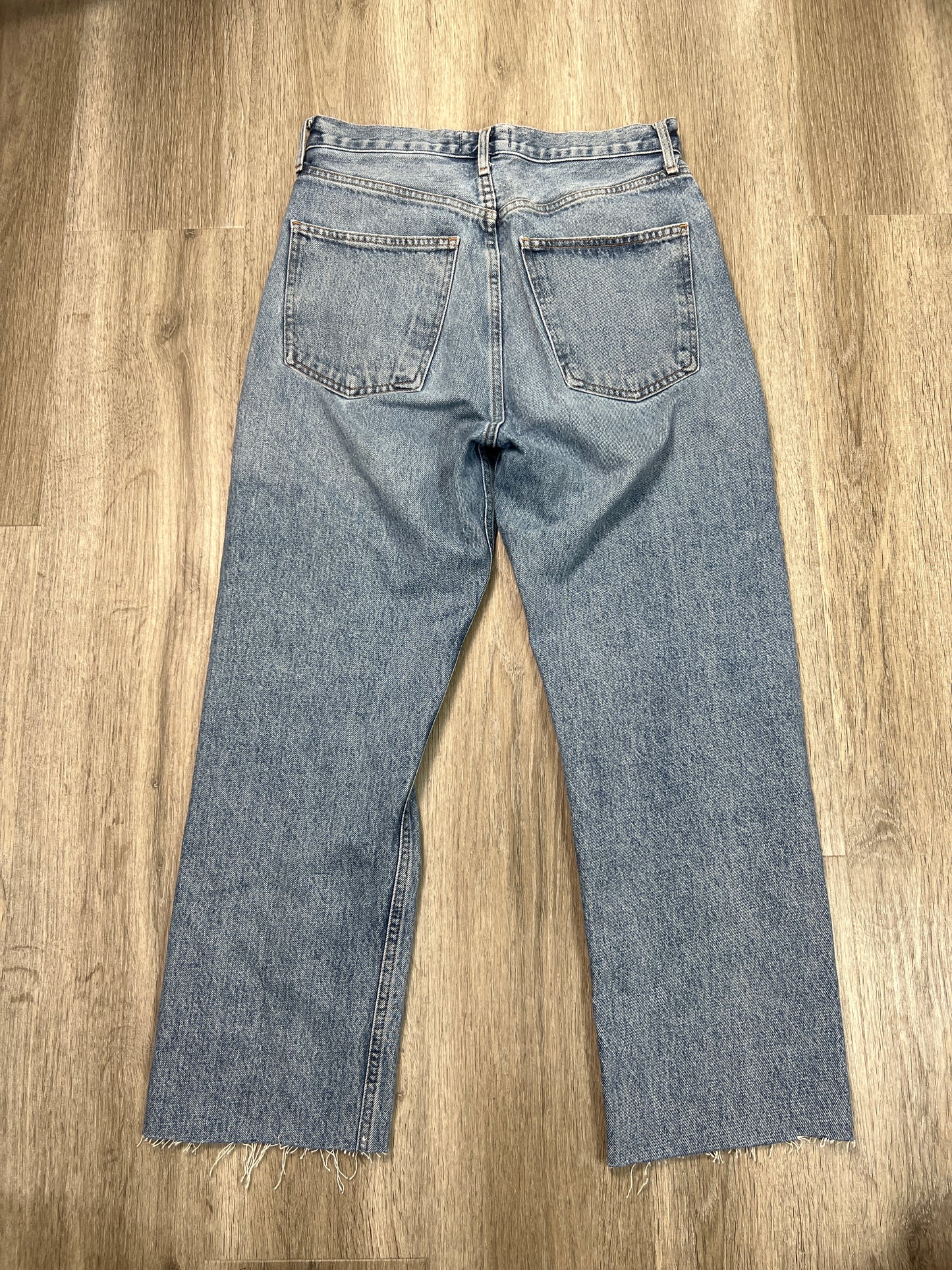 Jeans Cropped By Agolde In Blue Denim, Size: 2