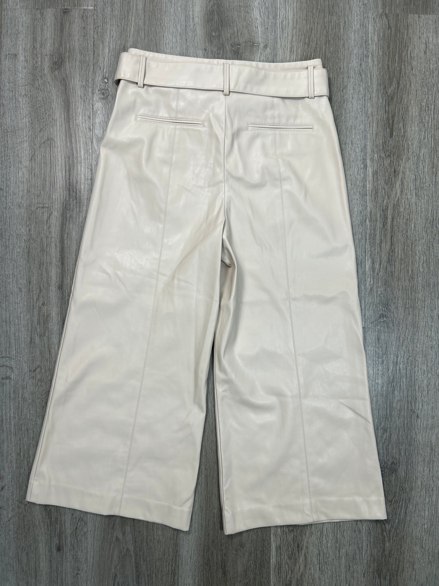 Pants Wide Leg By Ann Taylor In Tan, Size: S