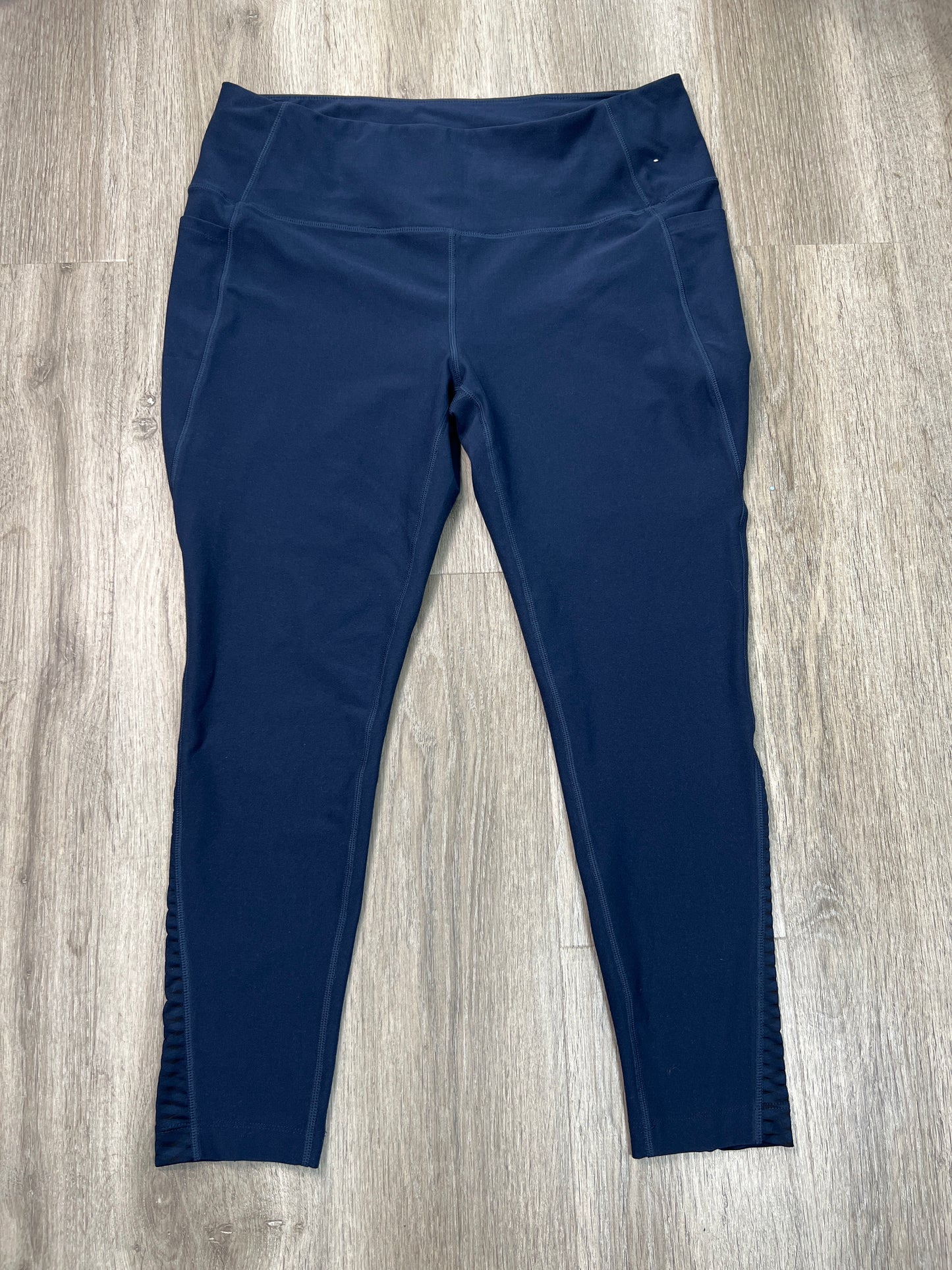 Athletic Leggings By Mondetta In Blue, Size: Xxl