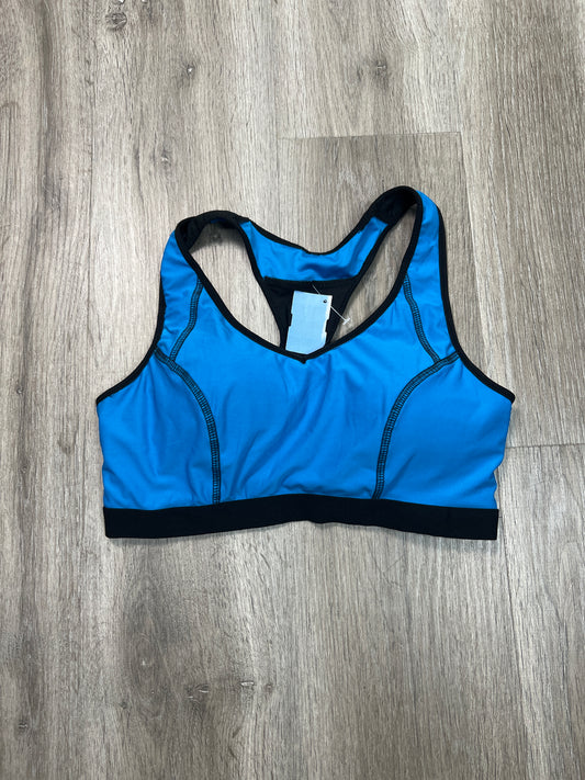 Athletic Bra By Marika In Blue, Size: L