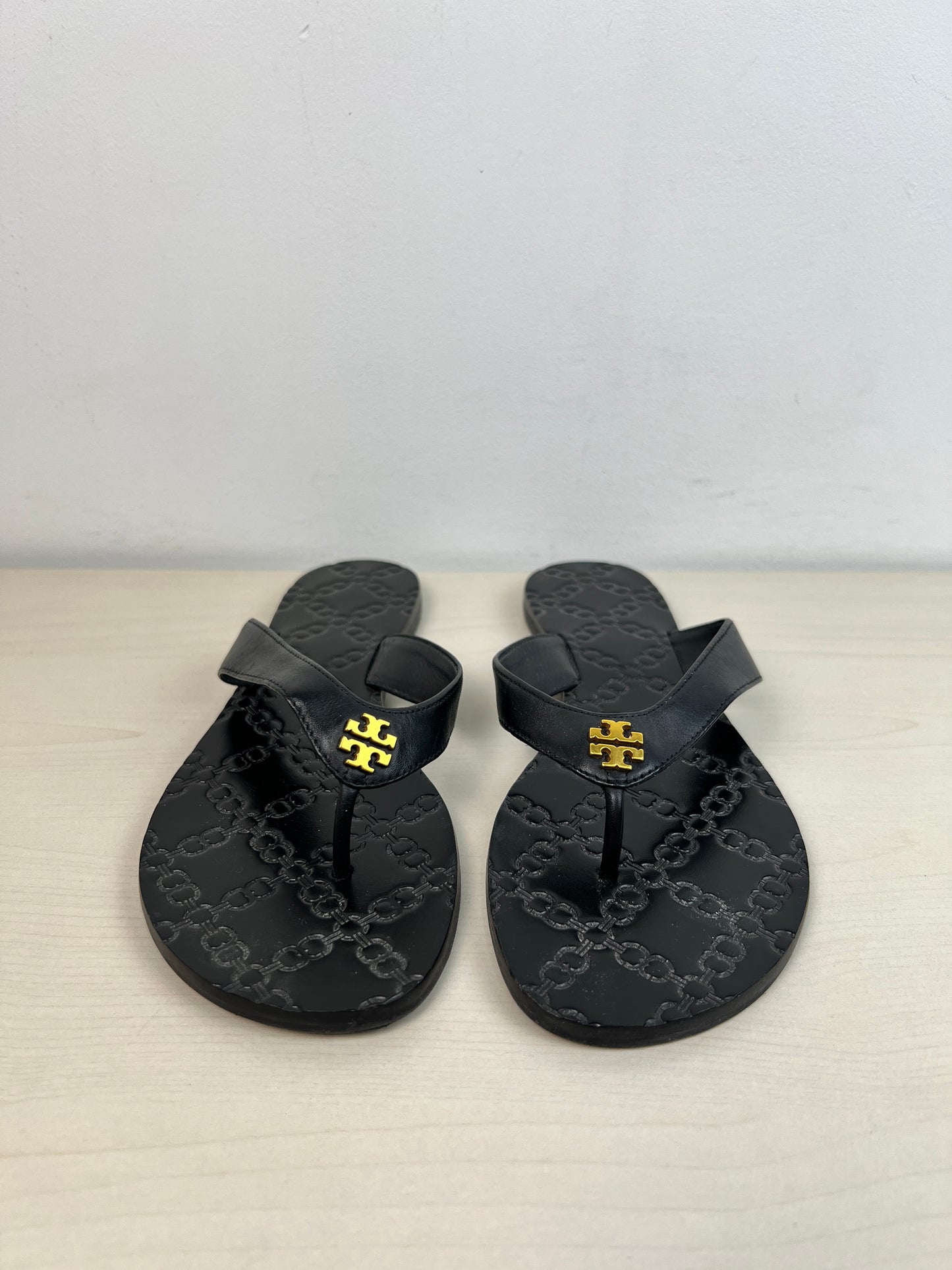 Sandals Designer By Tory Burch In Black, Size: 7.5