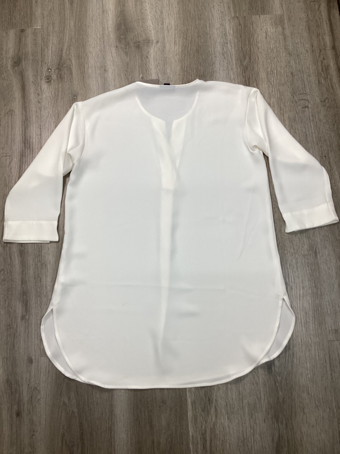 Blouse Long Sleeve By J. Jill In White, Size: S