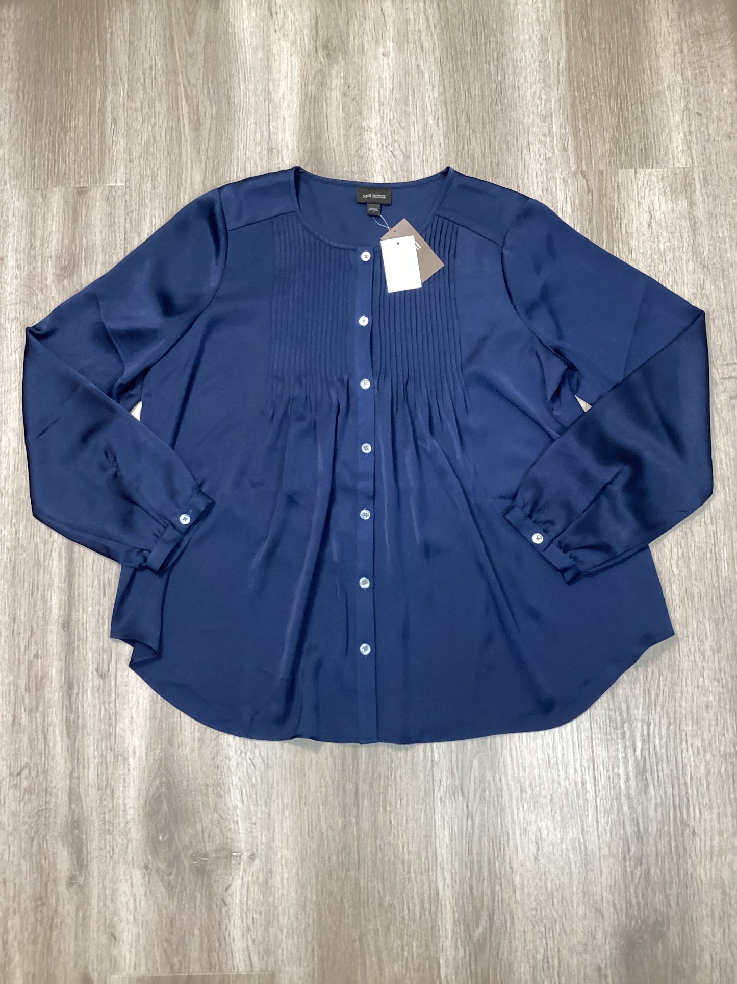 Blouse Long Sleeve By J. Jill In Blue, Size: S