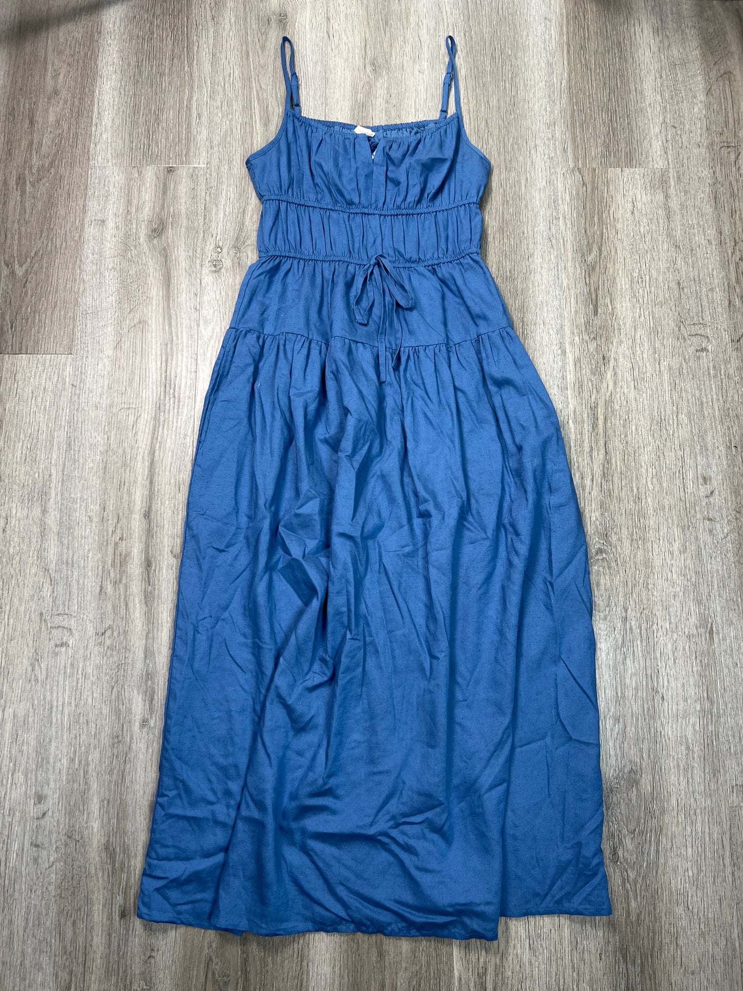 Dress Casual Maxi By  SIM & SAM In Blue, Size: S