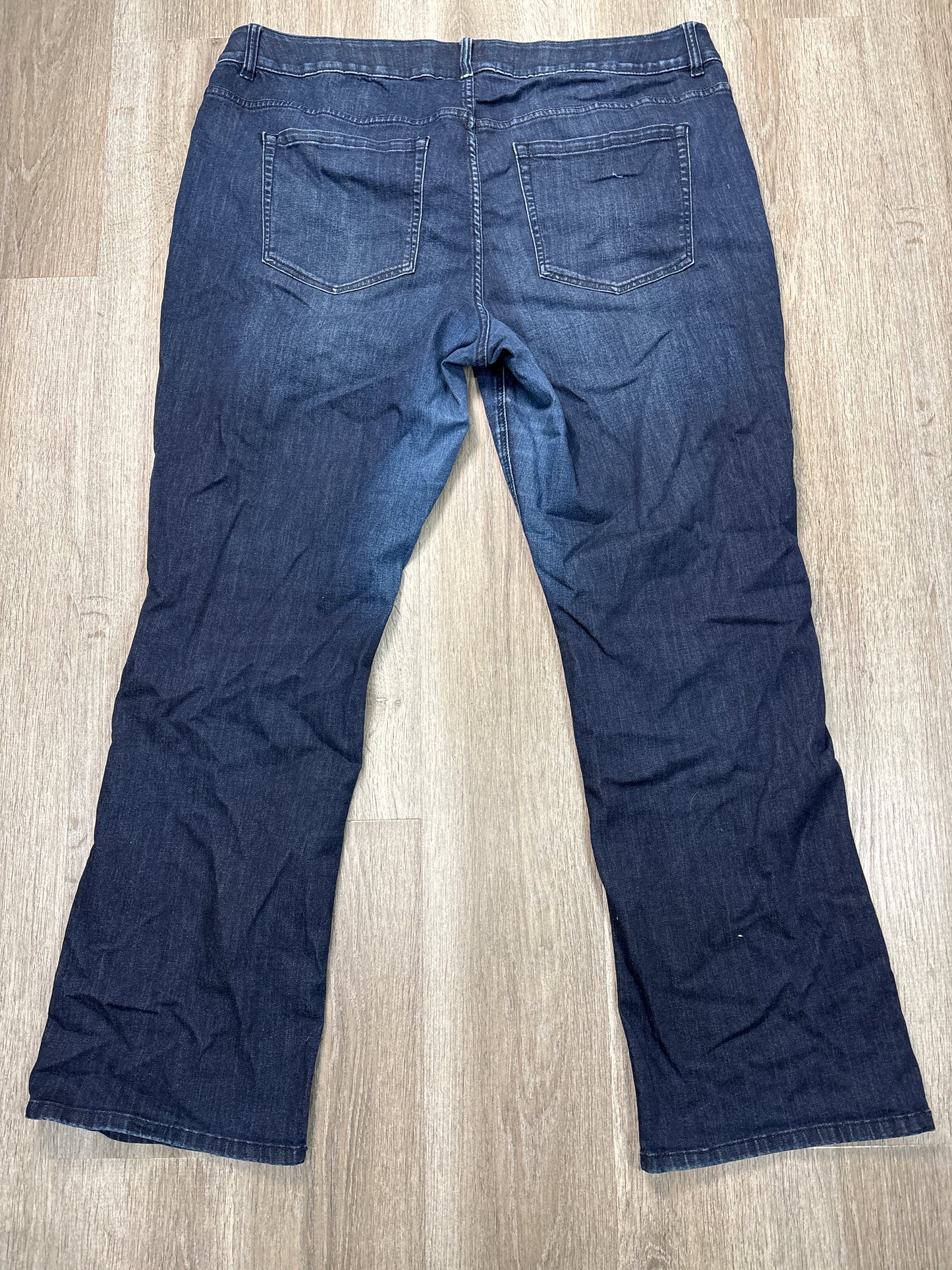 Jeans Straight By Venezia In Blue Denim, Size: 26