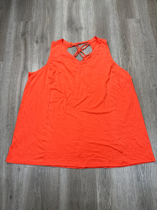 Tank Top By Terra & Sky In Orange, Size: 2x