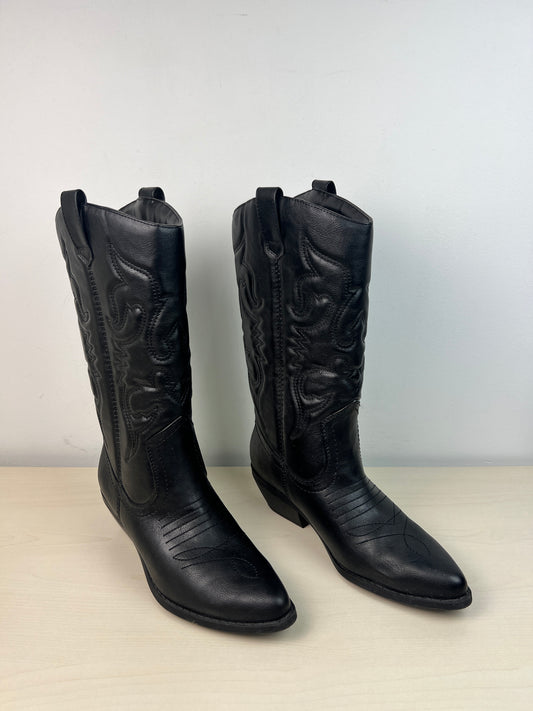 Boots Western By Soda In Black, Size: 7