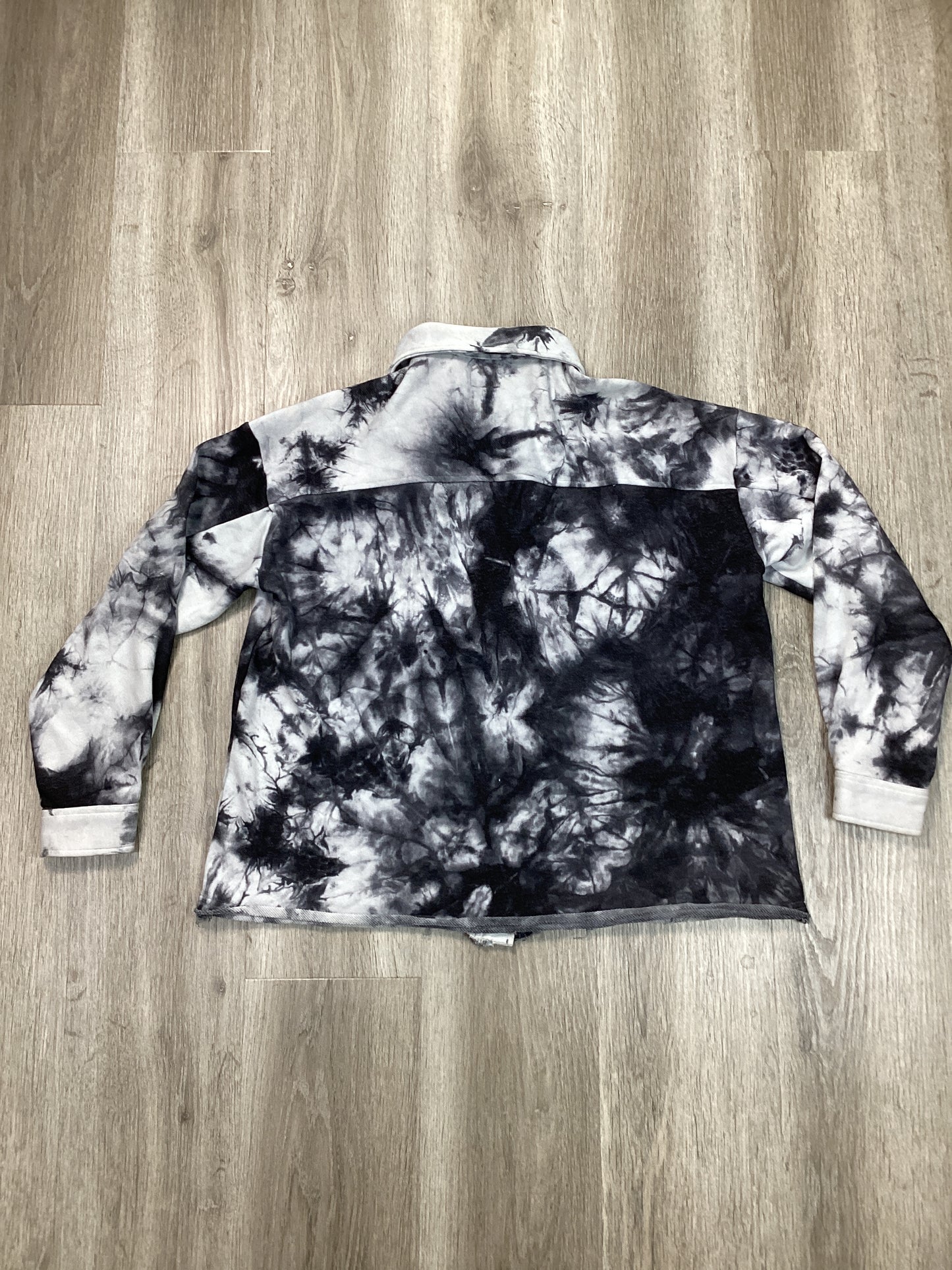 Jacket Shirt By Entro In Tie Dye Print, Size: S