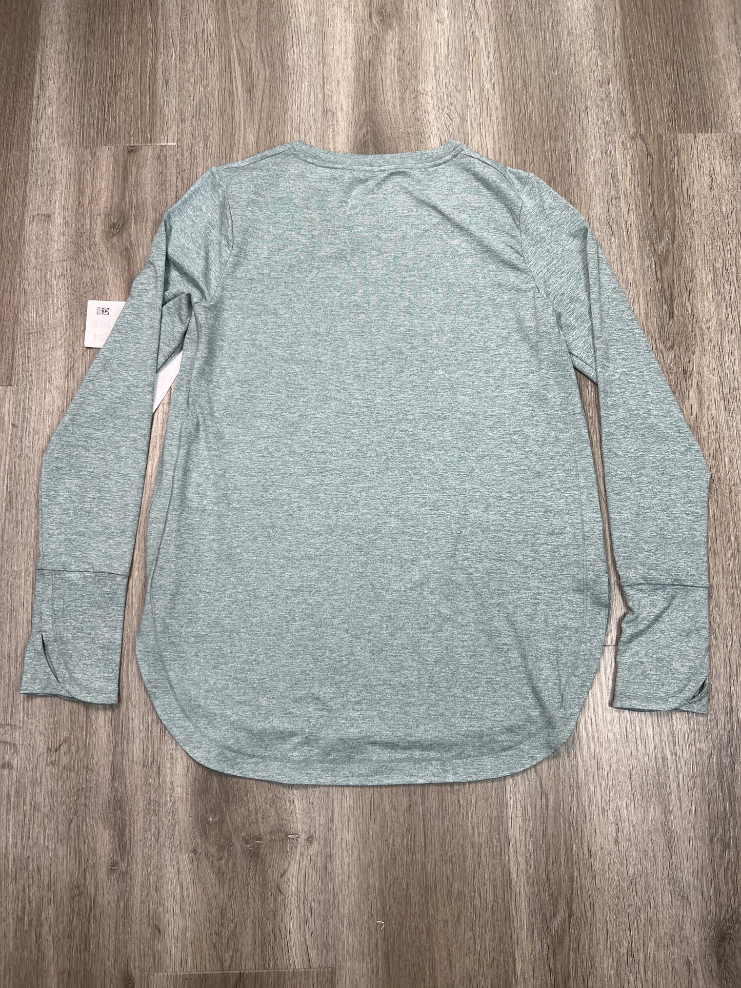 Athletic Top Long Sleeve Crewneck By Athleta In Green, Size: M