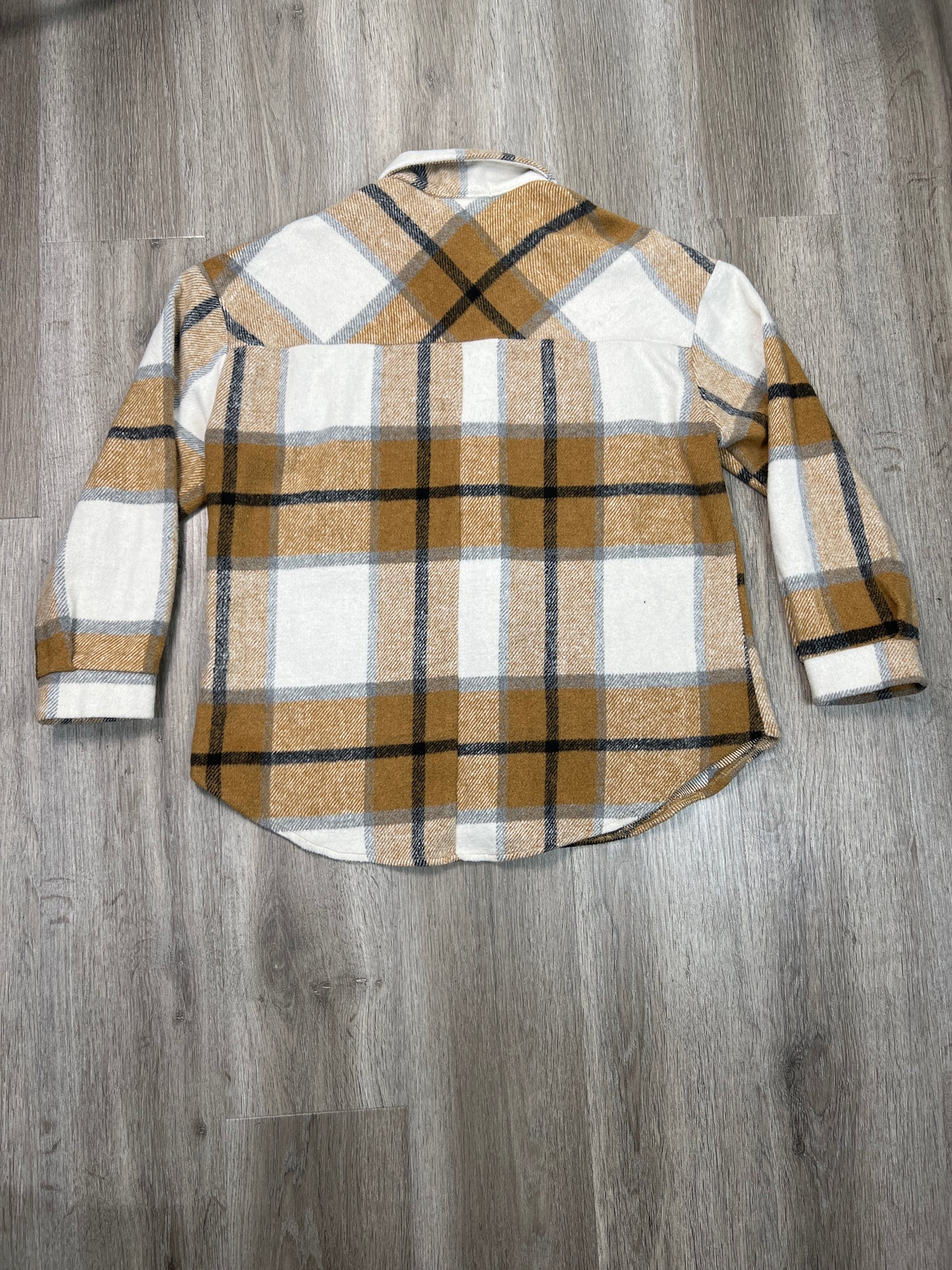 Jacket Shirt By Urban Daizy In Orange, Size: S