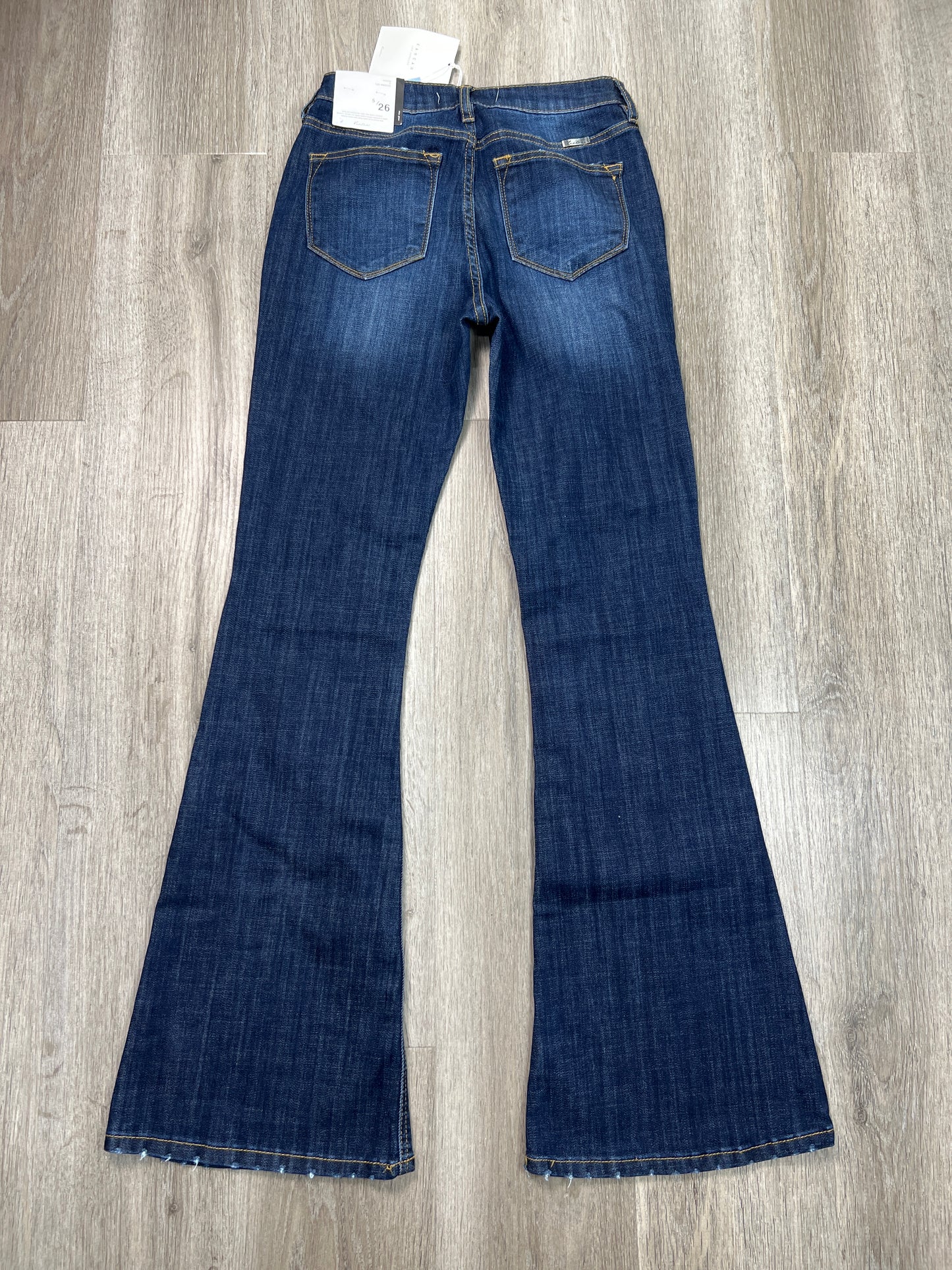 Jeans Flared By Kancan In Blue Denim, Size: 2