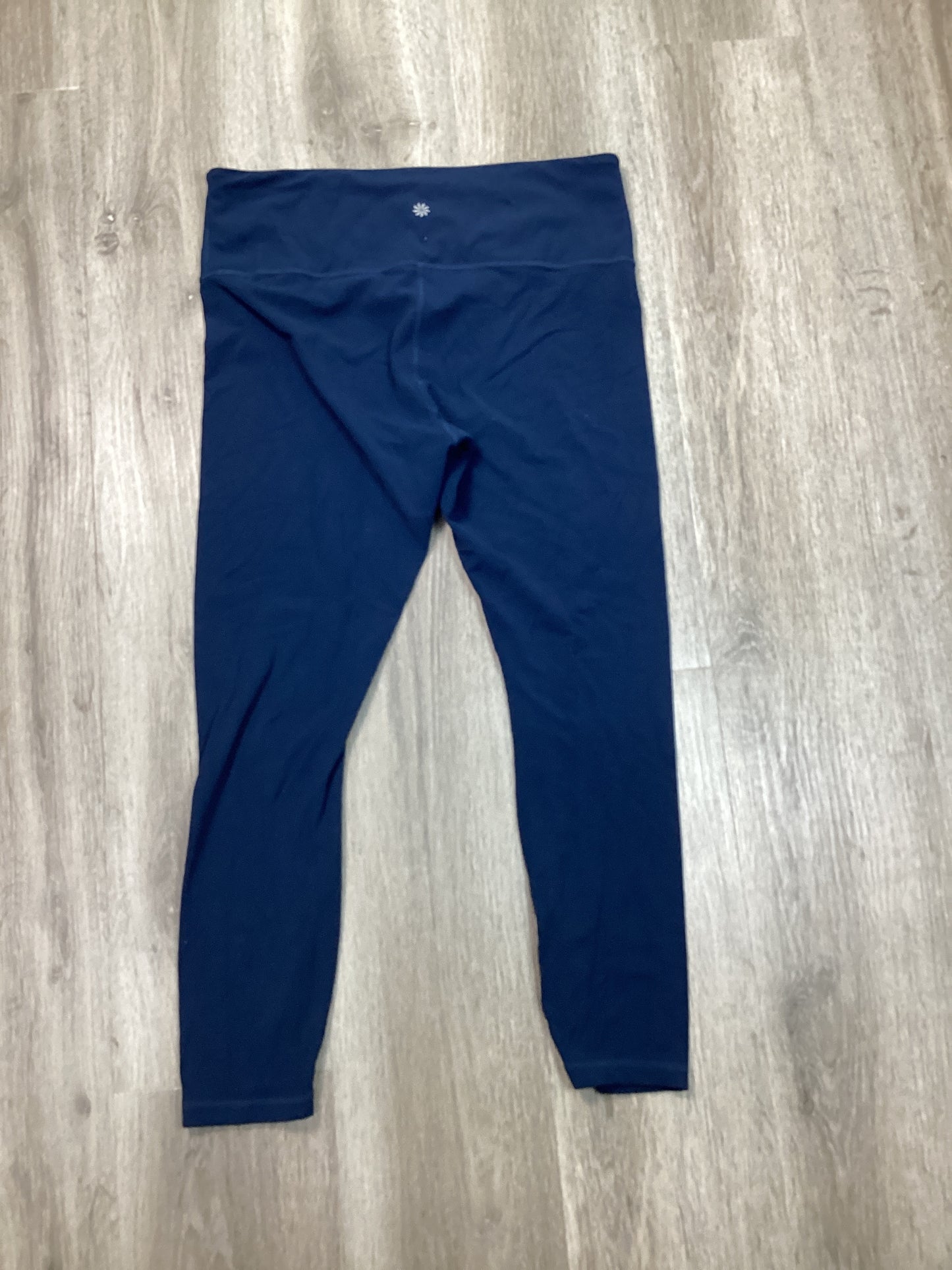 Athletic Leggings By Athleta In Blue, Size: L