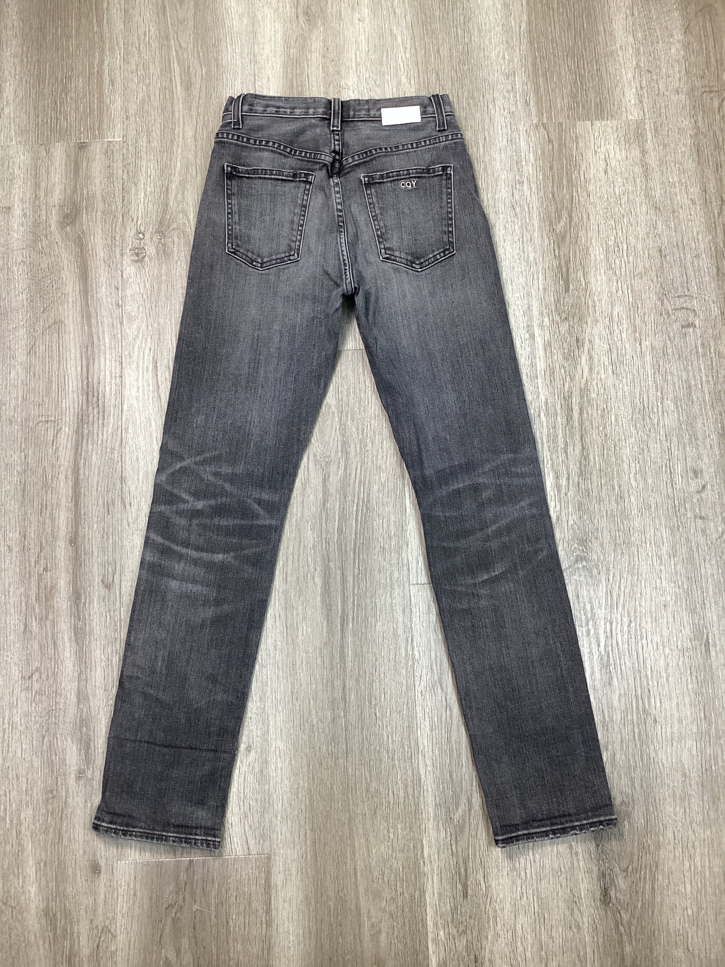 Jeans Straight By Clothes Mentor In Black Denim, Size: 0