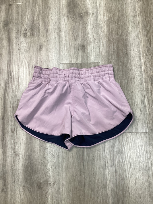 Athletic Shorts By Lululemon In Pink, Size: Sp