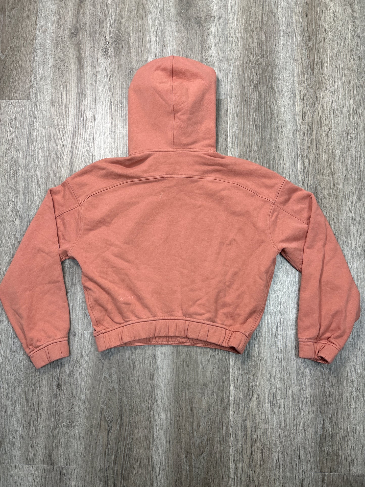 Sweatshirt Hoodie By Lululemon In Orange, Size: S