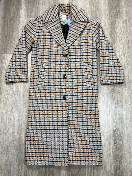 Coat Parka By Gap In Plaid Pattern, Size: Xs