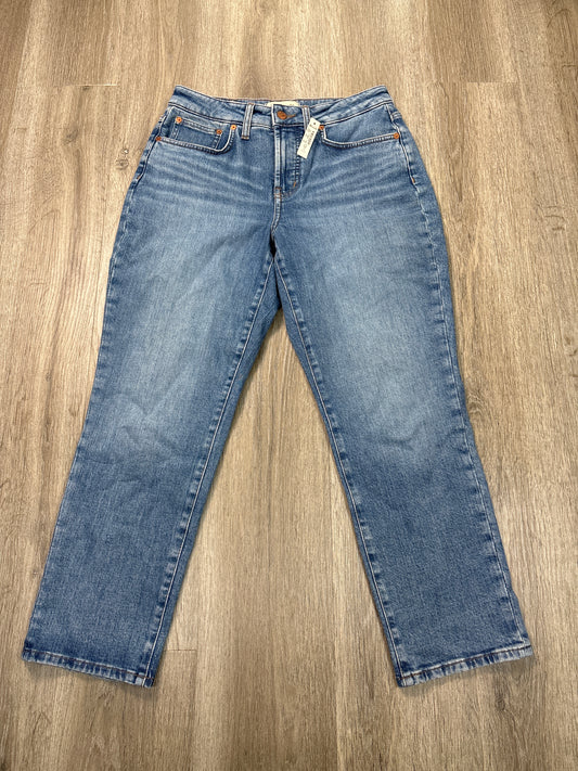 Jeans Straight By Madewell In Blue Denim, Size: 6p