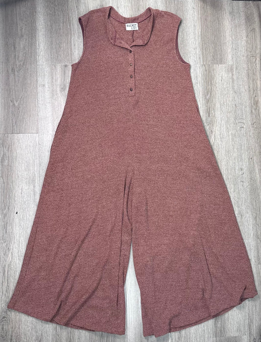 Jumpsuit By Bucket List In Brown, Size: L