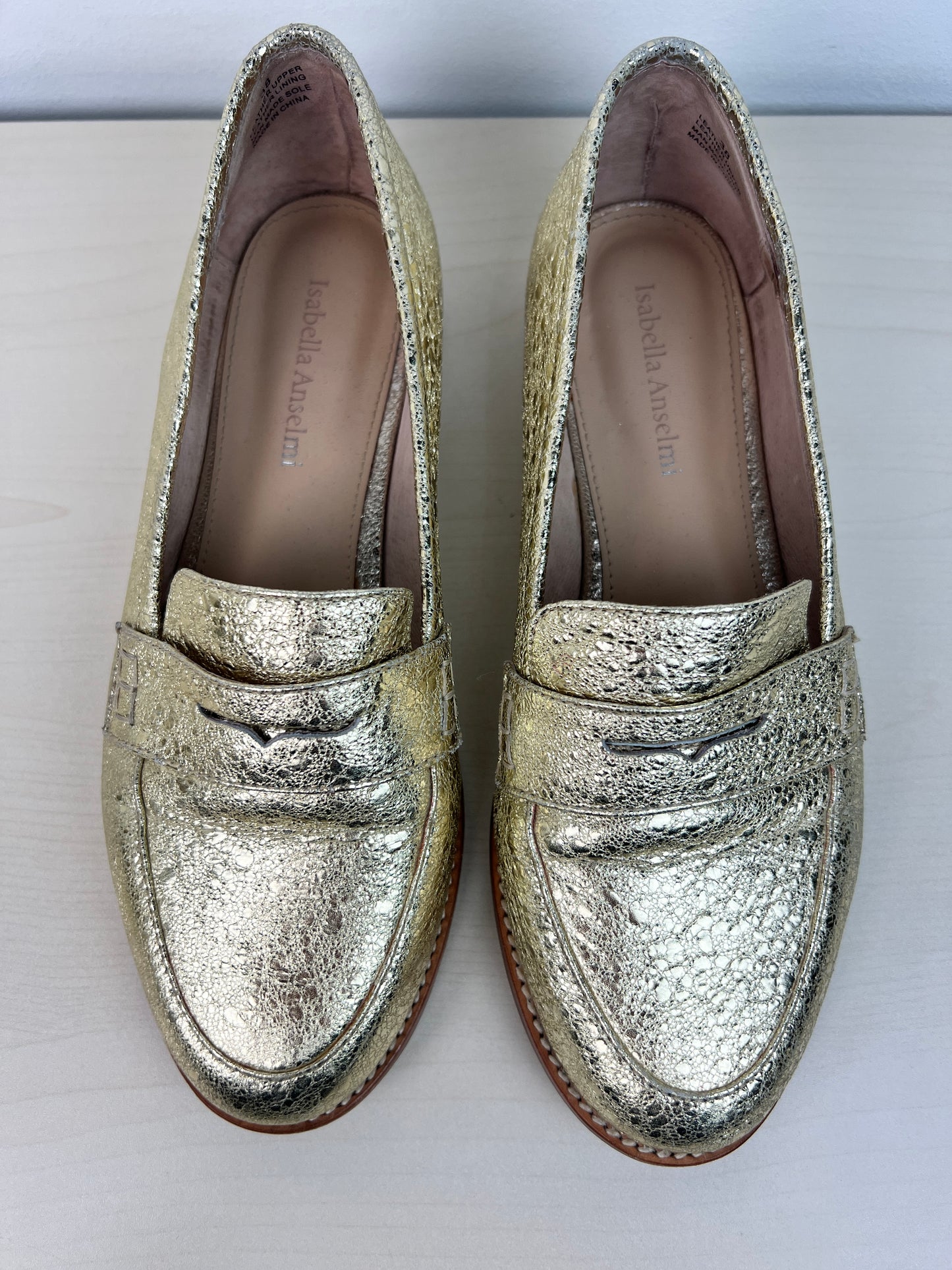 Shoes Flats By Isabella Anselmi In Gold, Size: 8