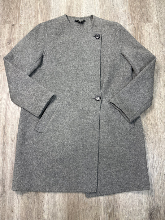 Jacket Fleece By Theory In Grey, Size: S