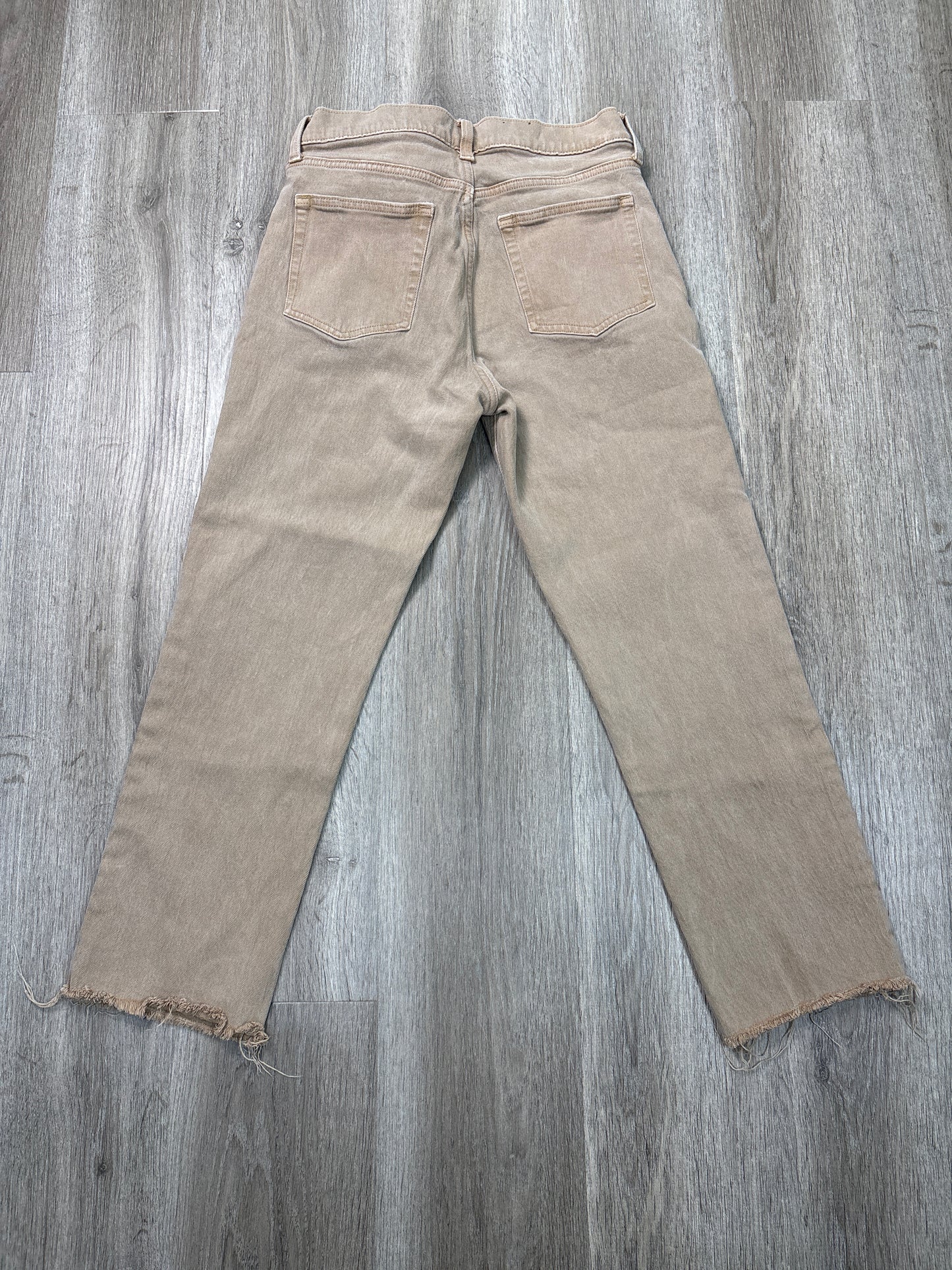 Jeans Straight By Levis In Brown Denim, Size: 10