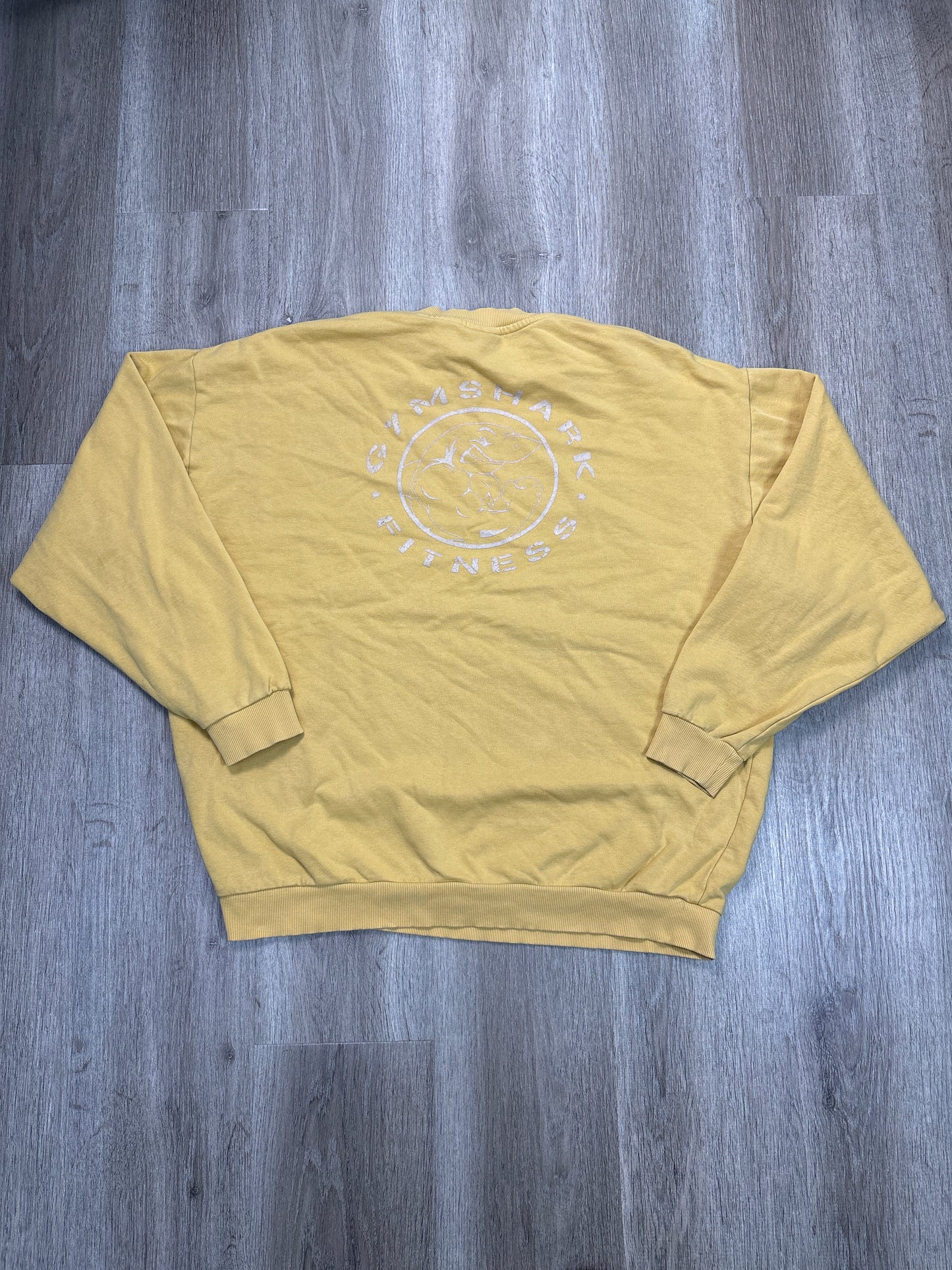 Sweatshirt Crewneck By Gym Shark In Yellow, Size: S