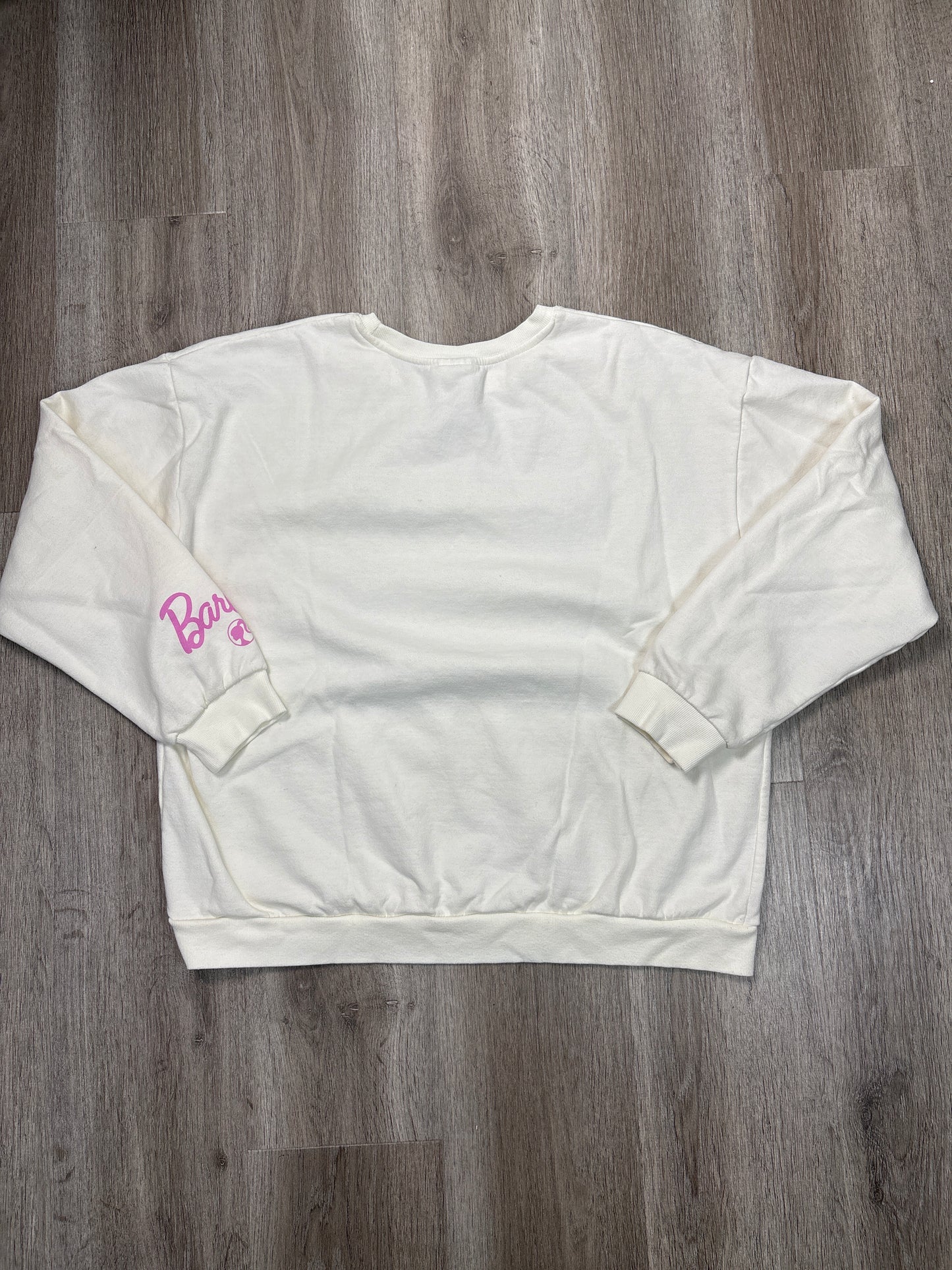 Sweatshirt Crewneck By Clothes Mentor In White, Size: Xl