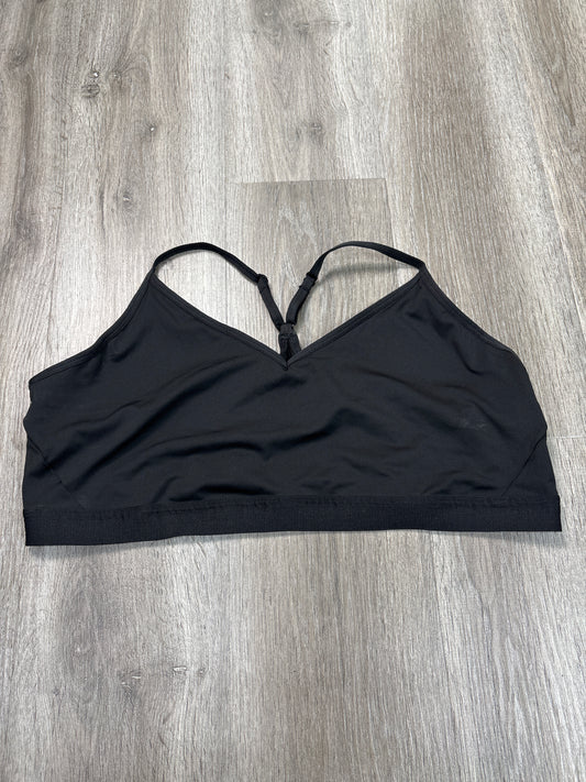 Athletic Bra By Athletic Works In Black, Size: 3x