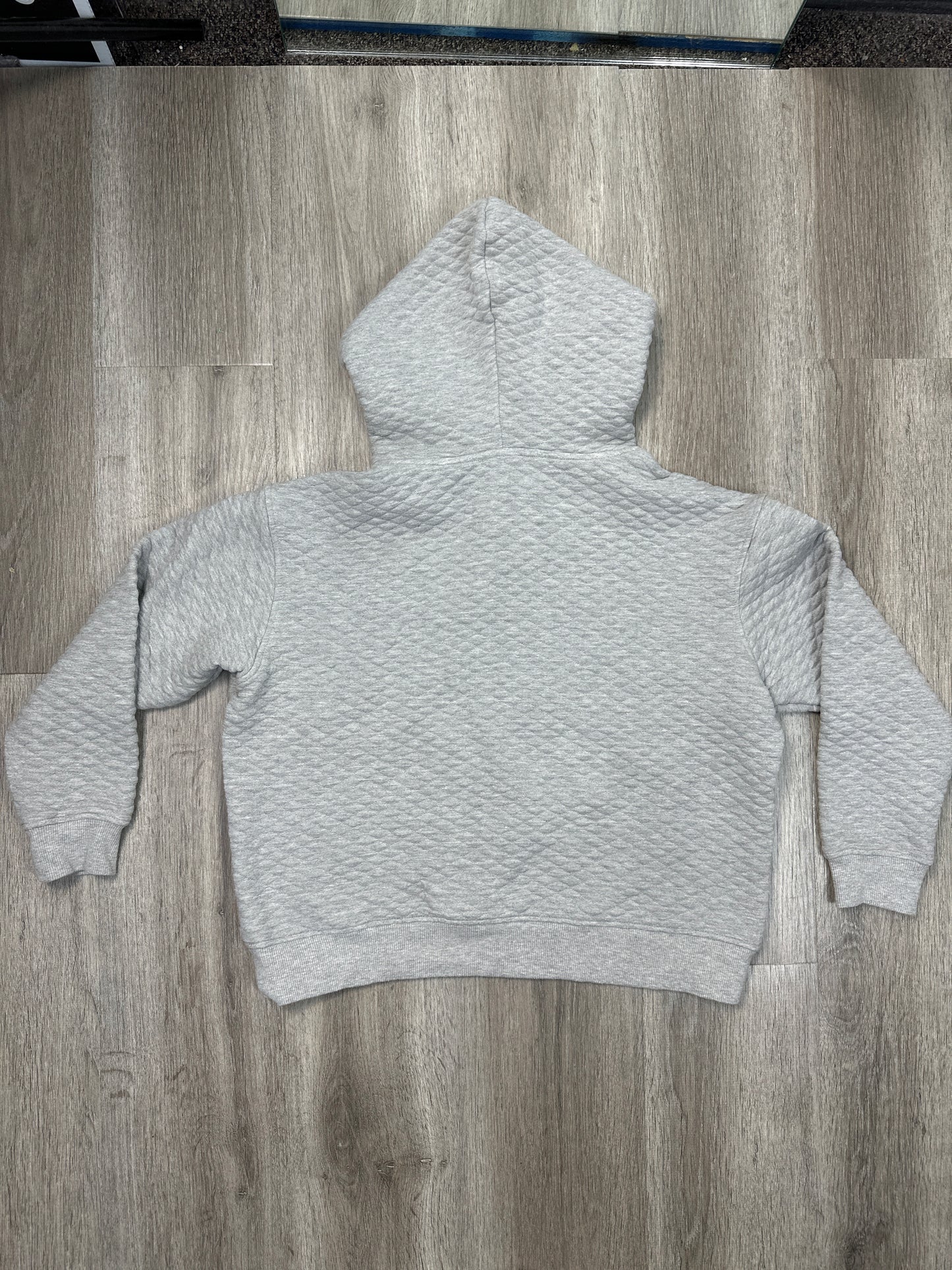 Athletic Sweatshirt Hoodie By Zyia In Grey, Size: S