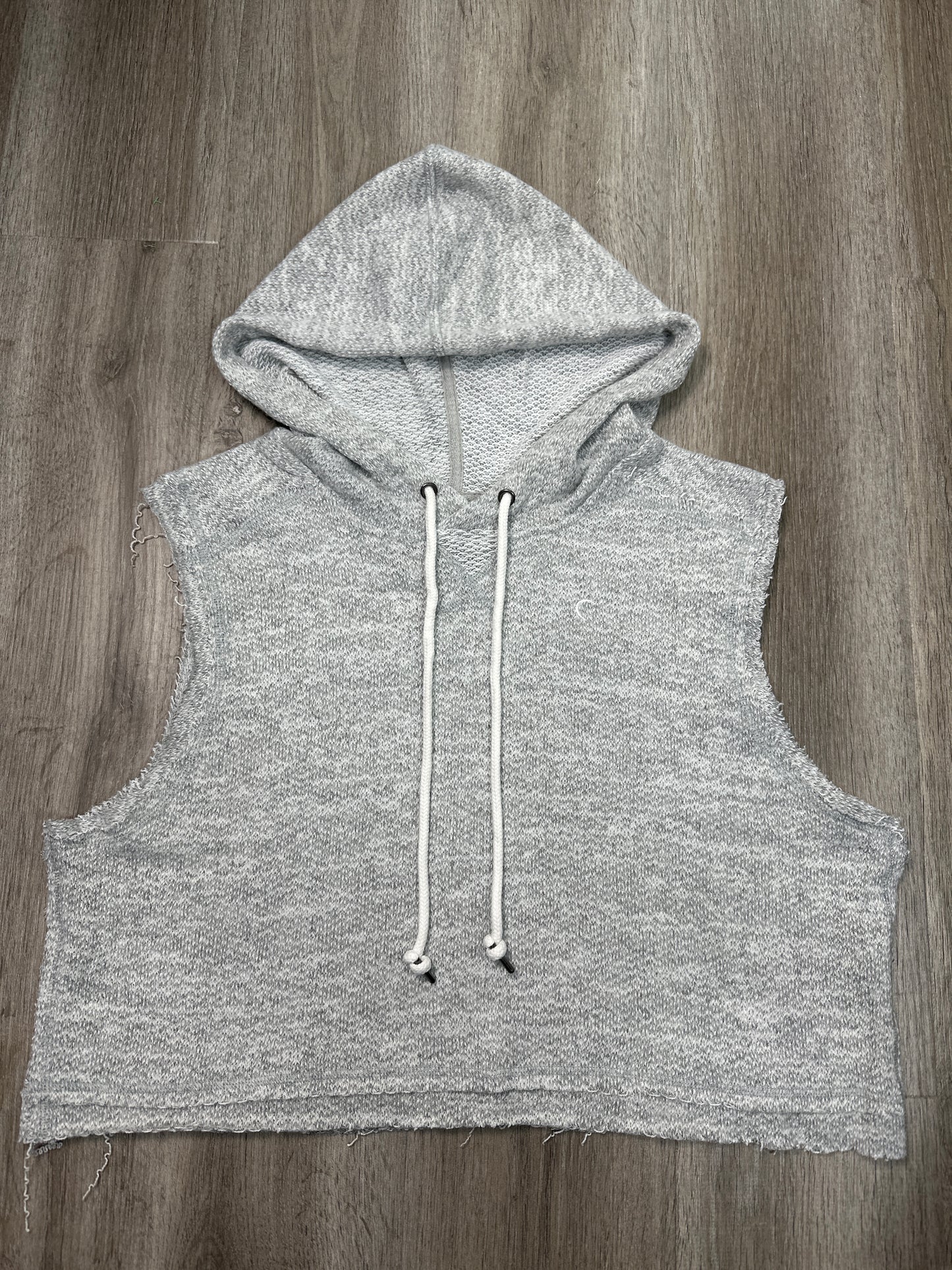 Athletic Sweatshirt Hoodie By Zyia In Grey, Size: M