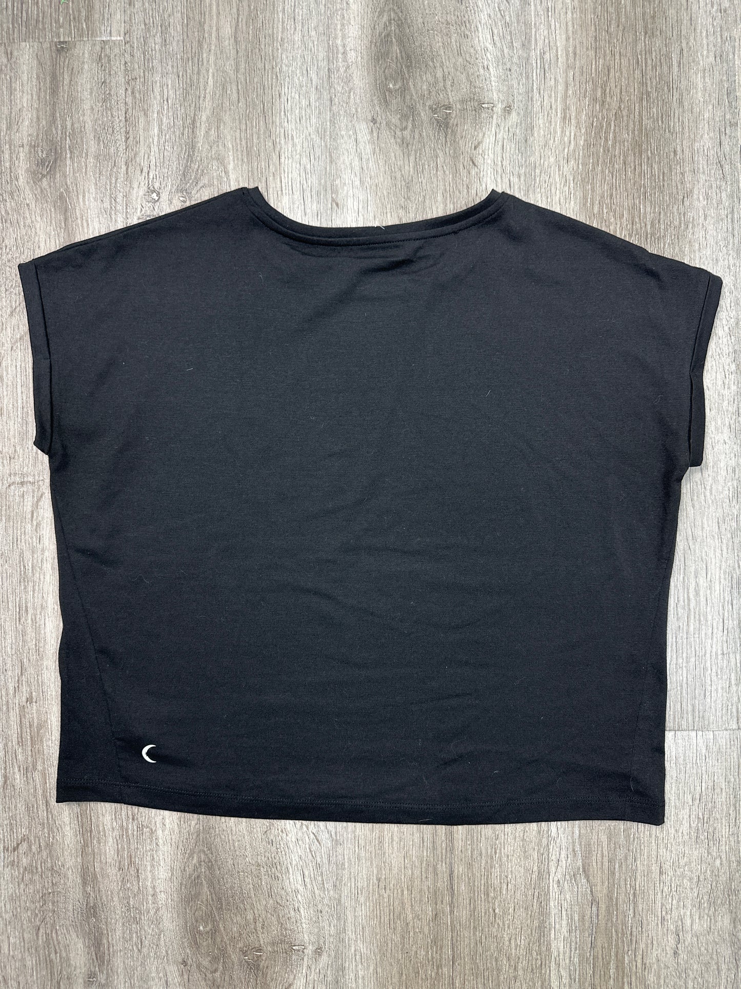 Athletic Top Short Sleeve By Zyia In Black, Size: S