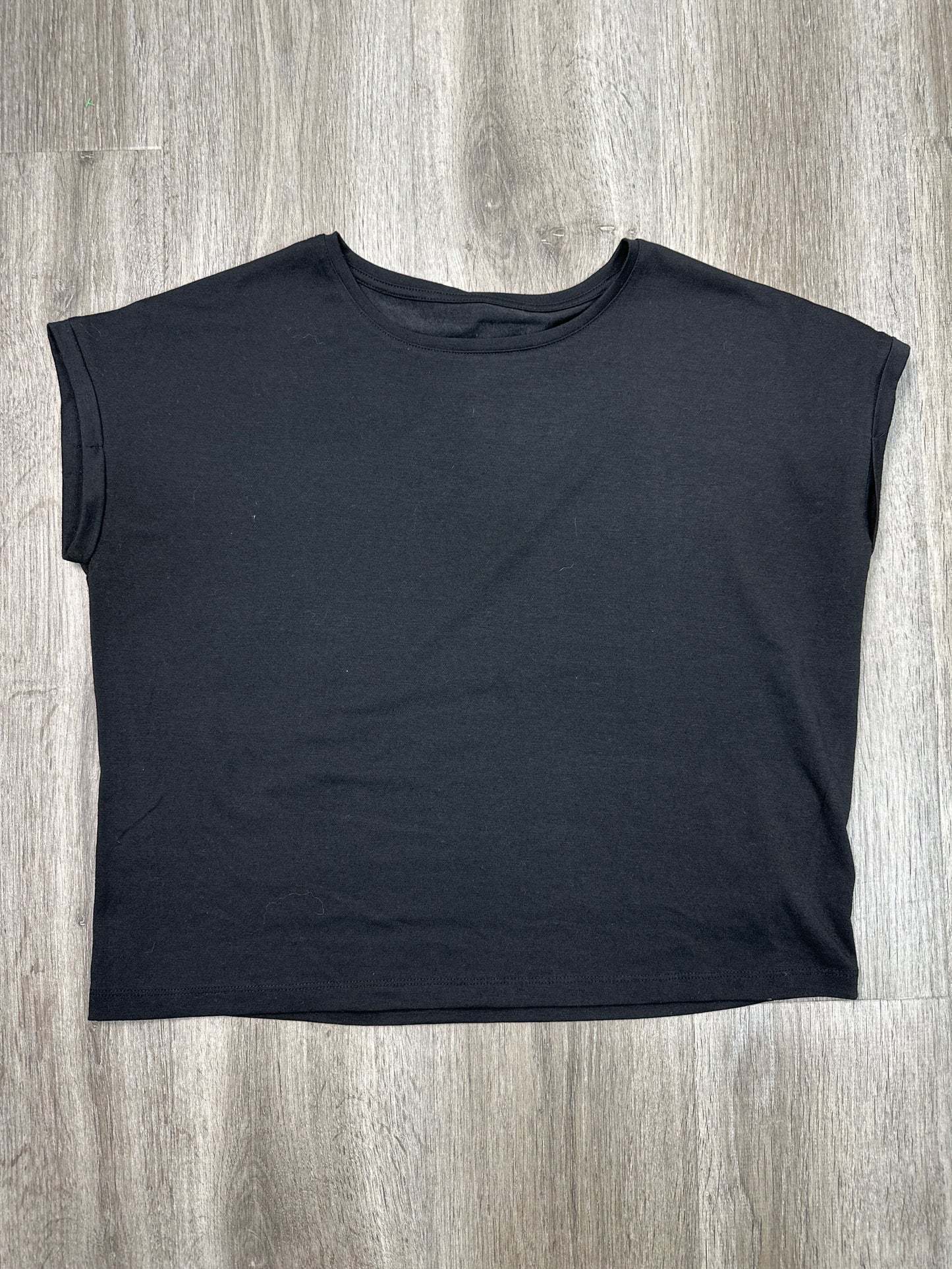 Athletic Top Short Sleeve By Zyia In Black, Size: S