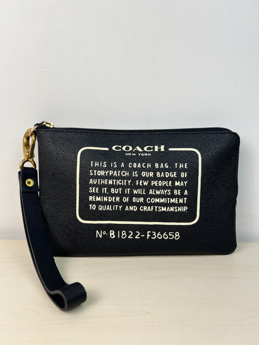 Wristlet Designer By Coach, Size: Large