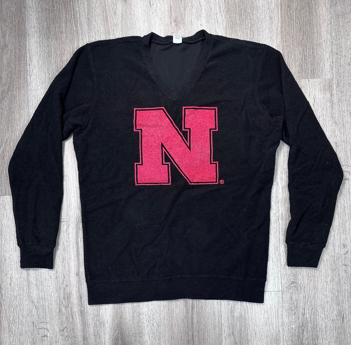 Sweatshirt Crewneck By Venley In Black, Size: L