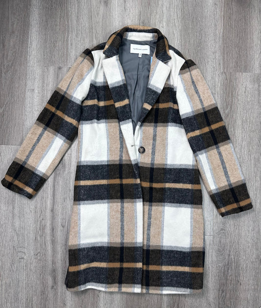 Coat Parka By Cupcakes And Cashmere In Plaid Pattern, Size: Xs