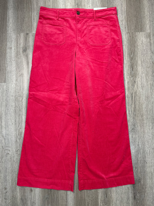 Pants Wide Leg By Loft In Pink, Size: Xl