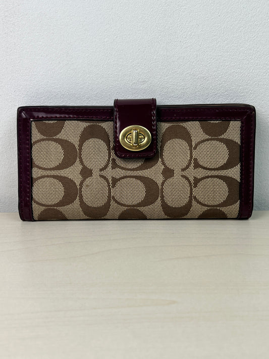 Wallet Designer By Coach, Size: Small