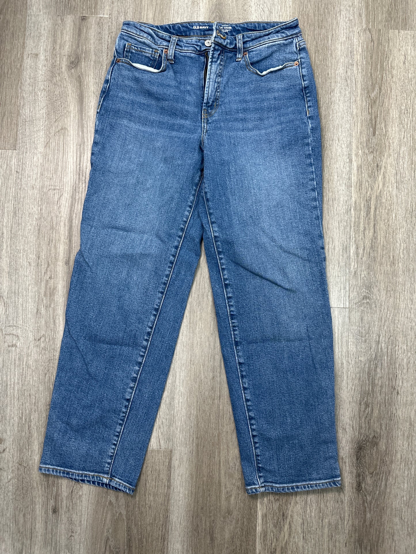 Jeans Boyfriend By Old Navy In Blue Denim, Size: 6