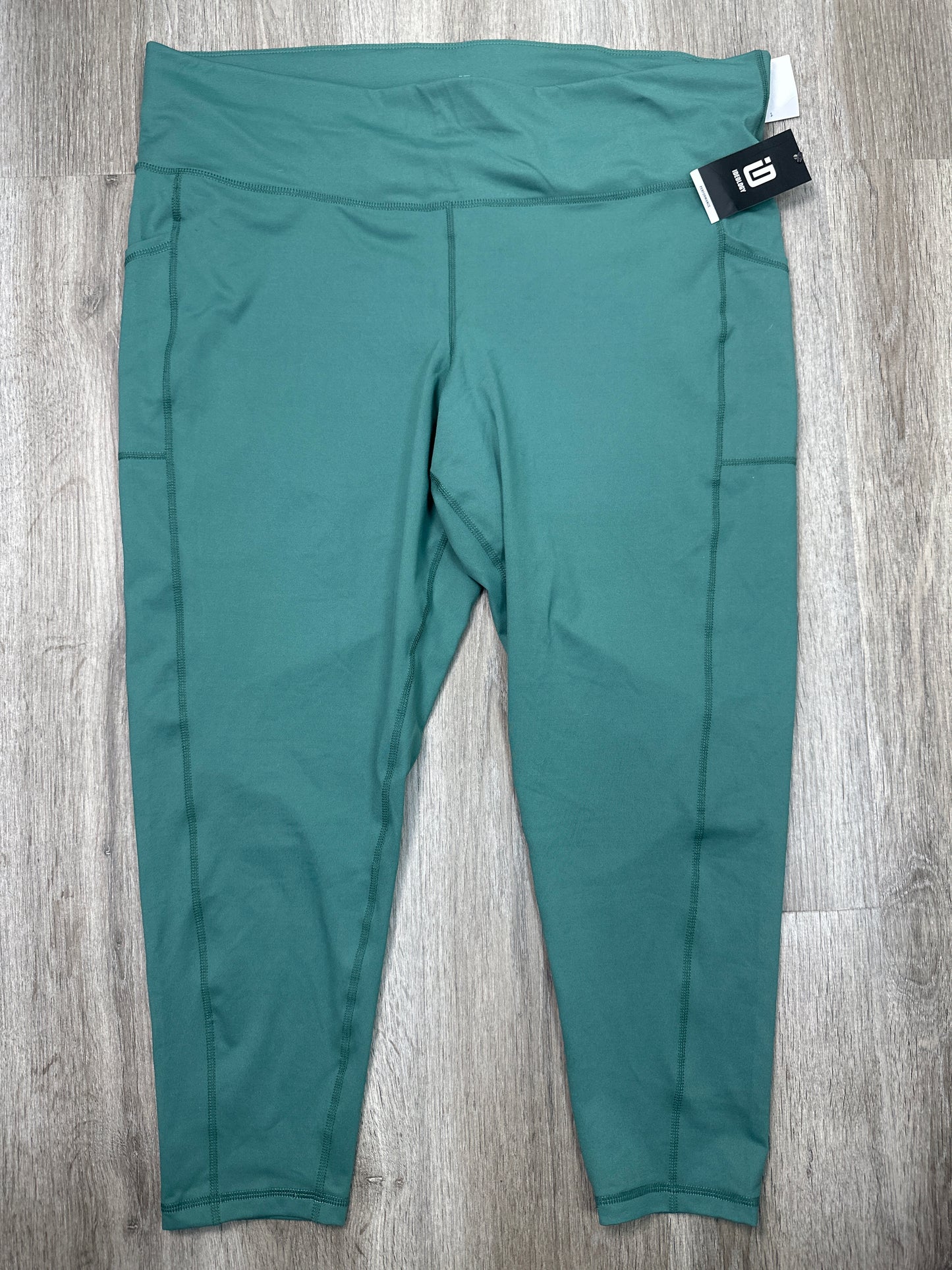 Athletic Leggings By Ideology In Green, Size: 3x