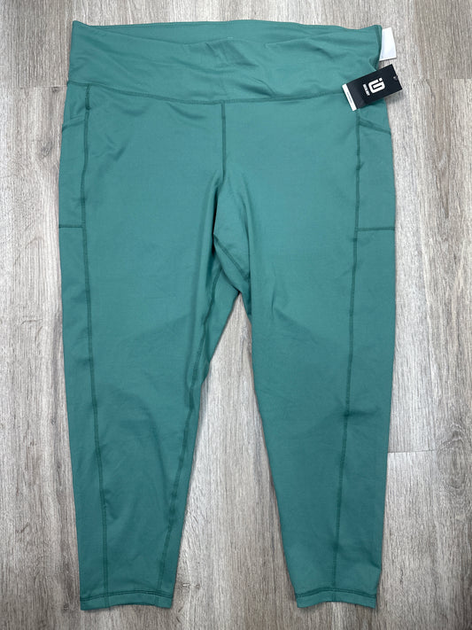 Athletic Leggings By Ideology In Green, Size: 3x