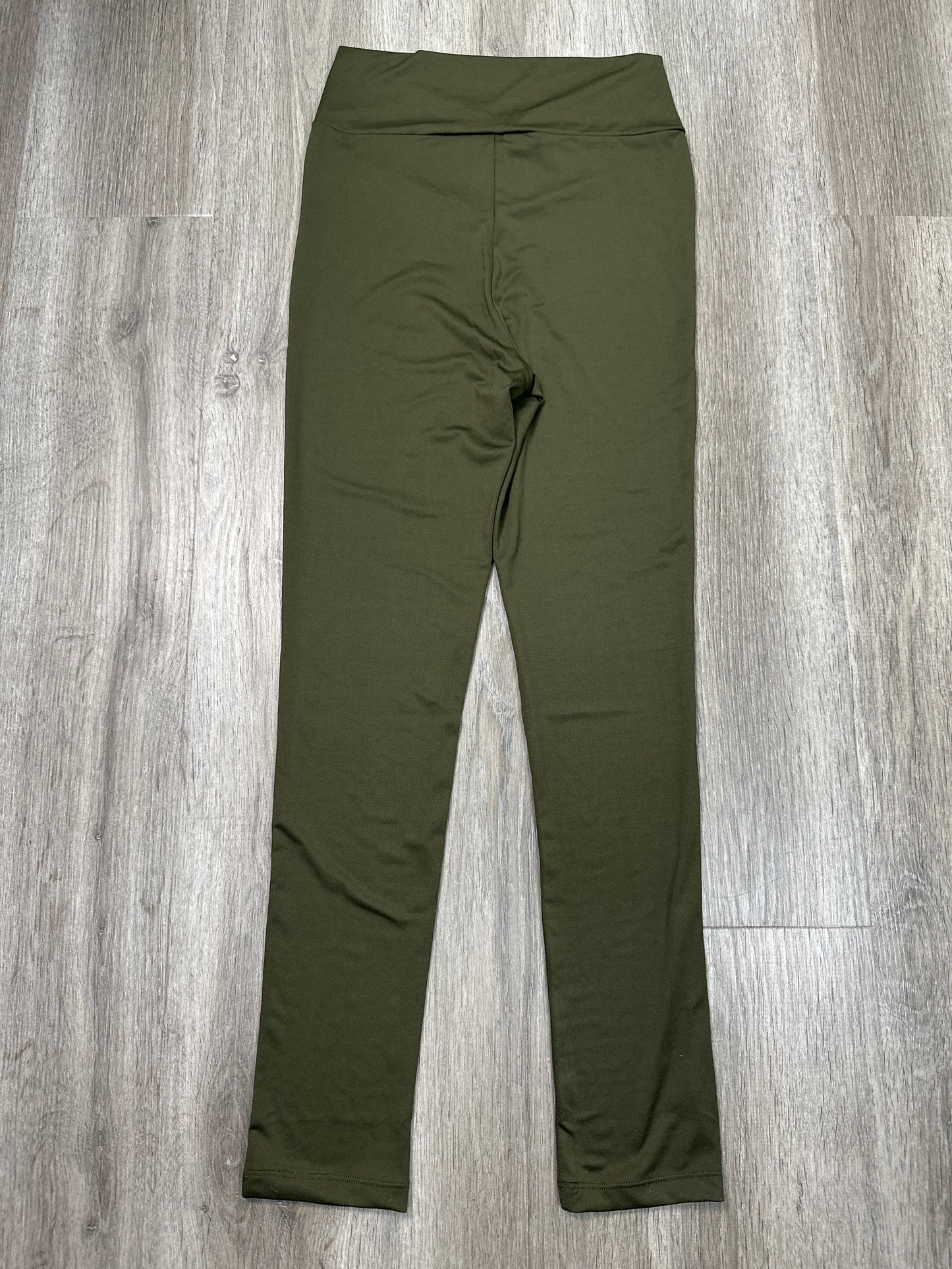 Athletic Leggings By Active Usa In Green, Size: M