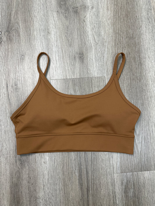 Athletic Bra By Zenana Outfitters In Brown, Size: L